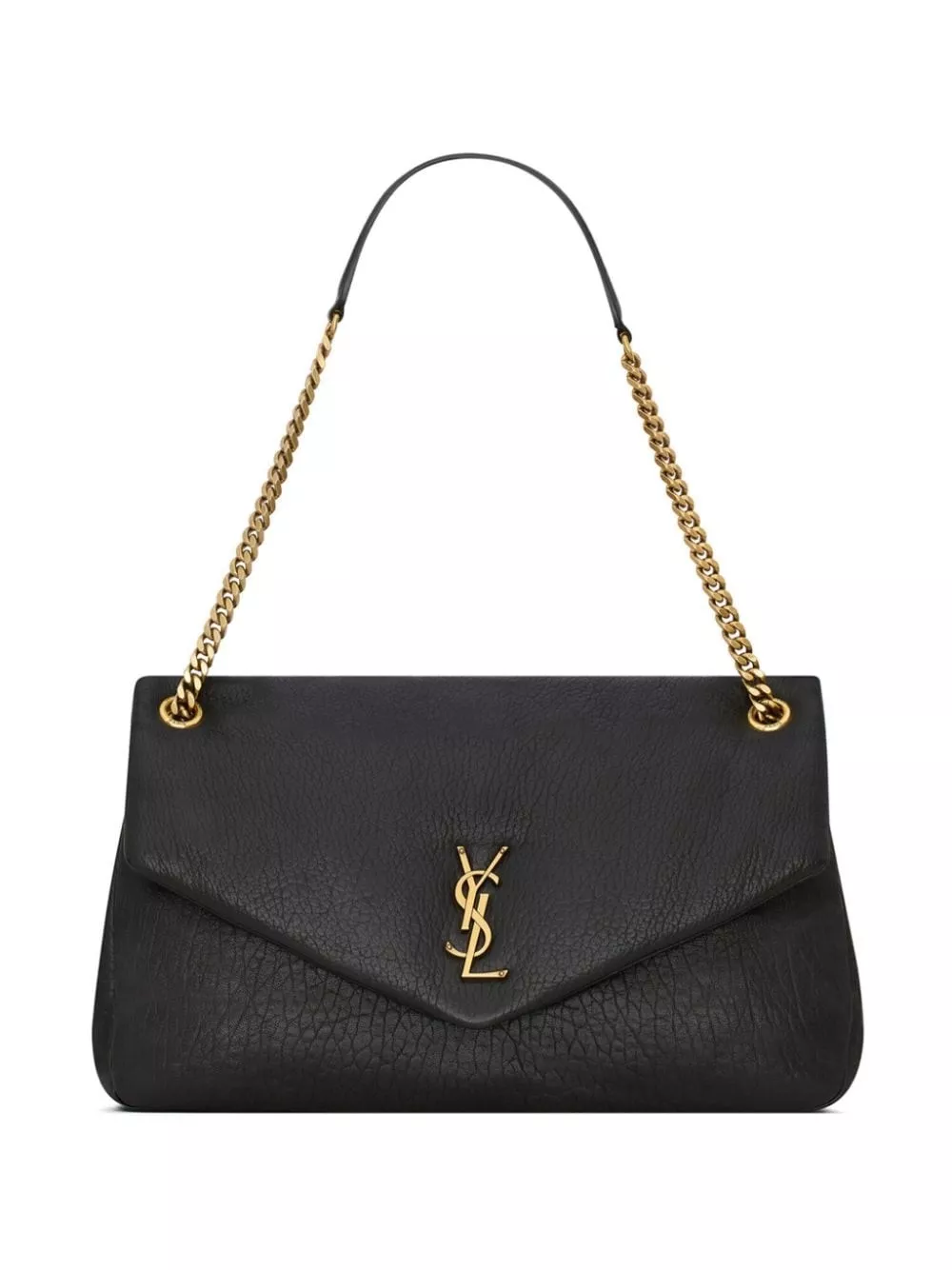 Borsa calypso grande in pelle di Saint laurent