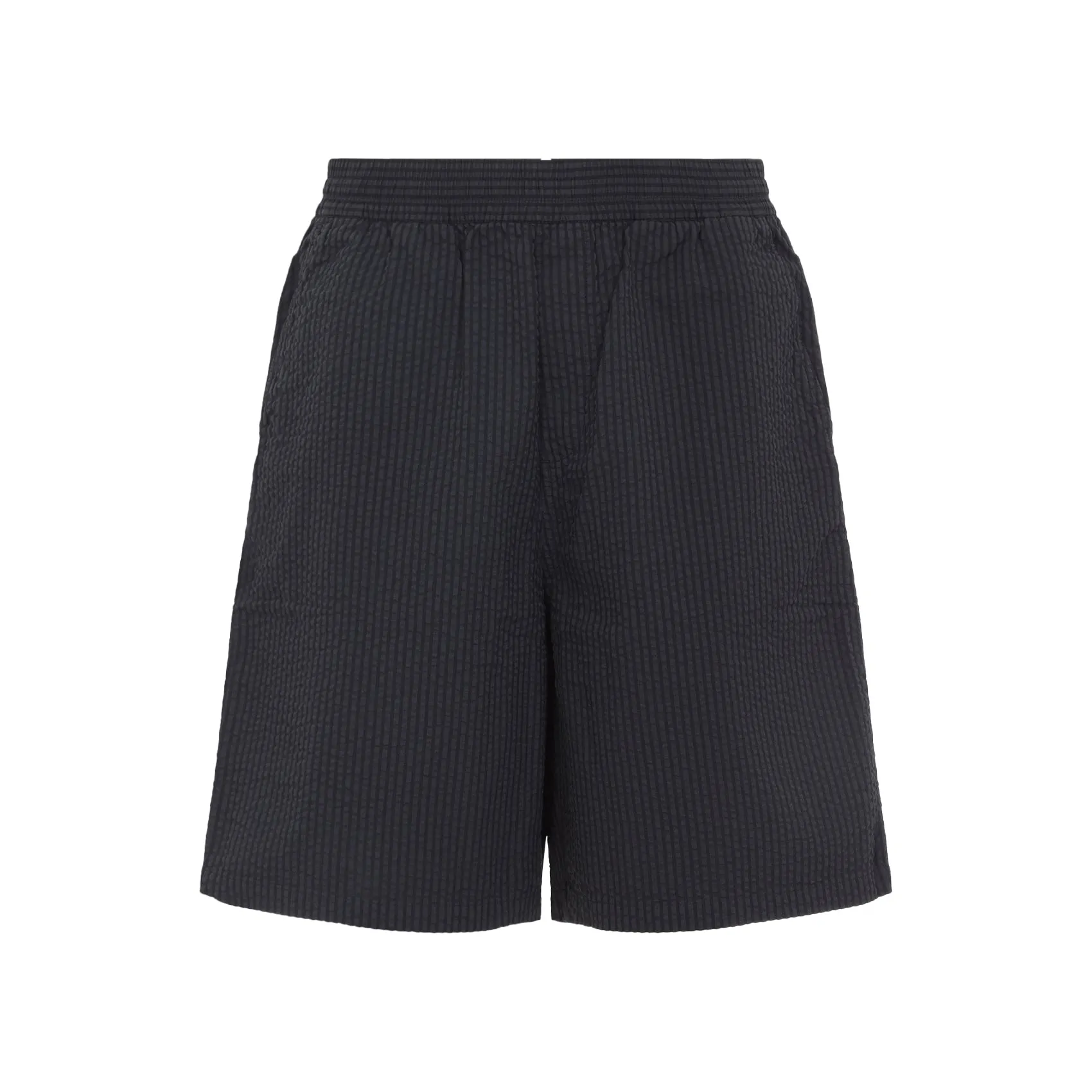 Black Toland Cotton Shorts