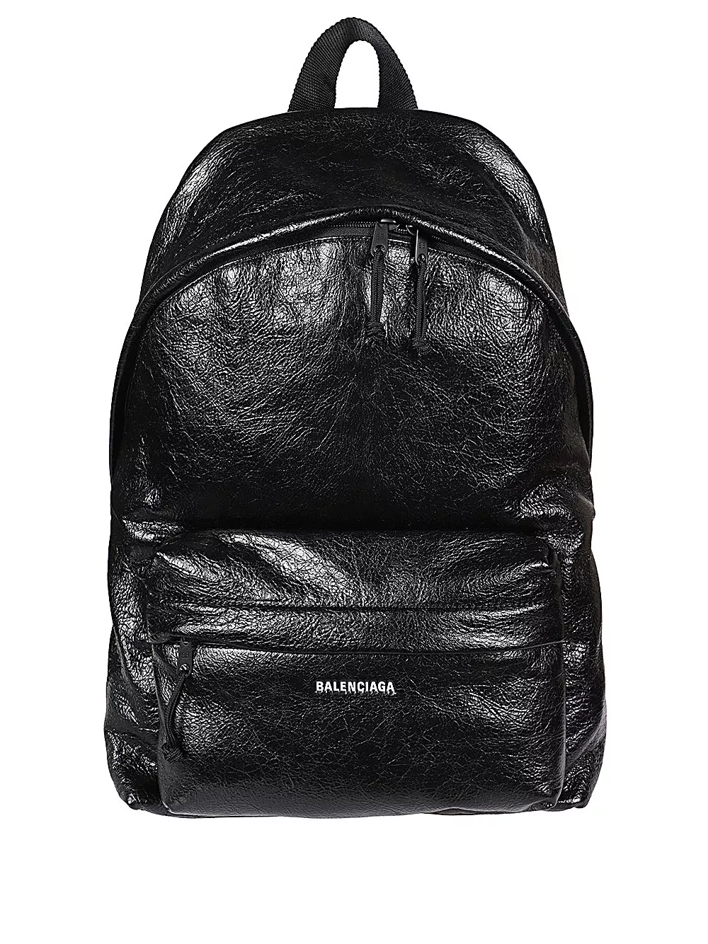 Zaino in pelle con logo di Balenciaga