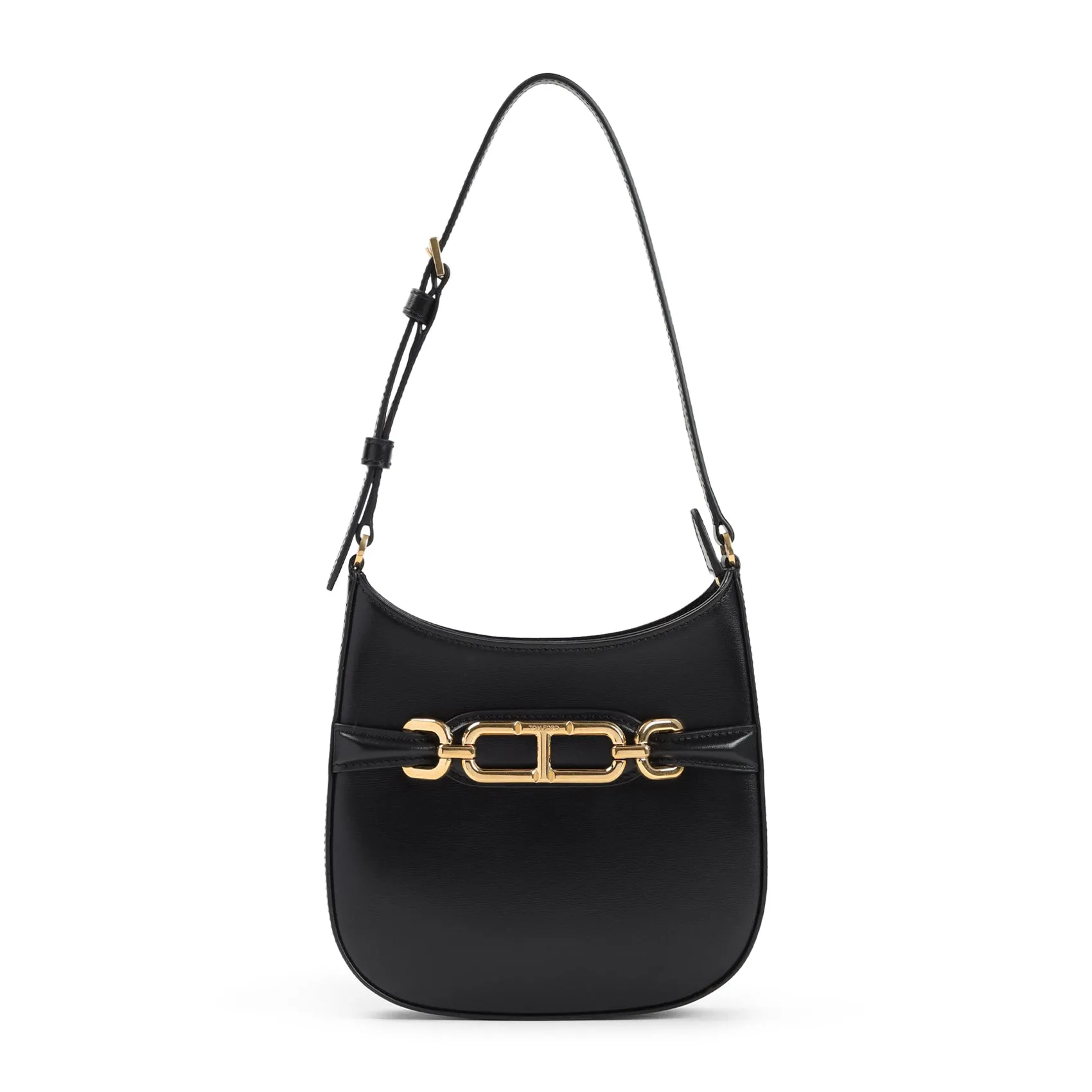 Black Calf Leather Mini Bag