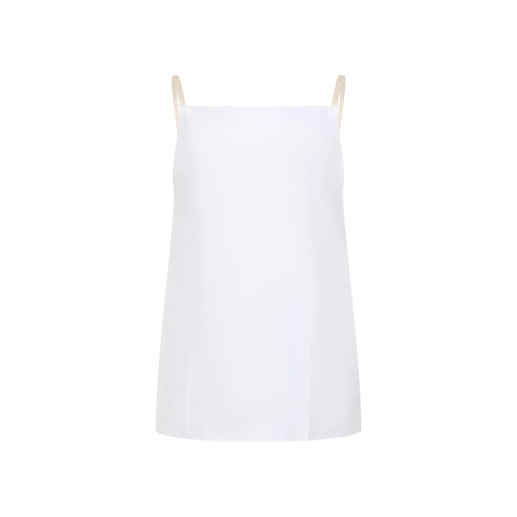 White Polyester Top