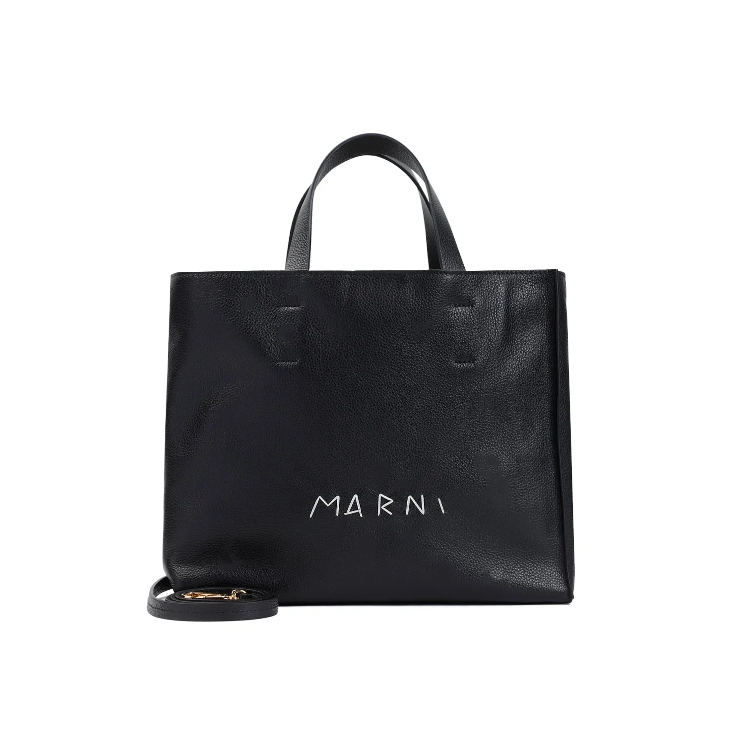 Black Museo Soft Cow Leather Tote Bag