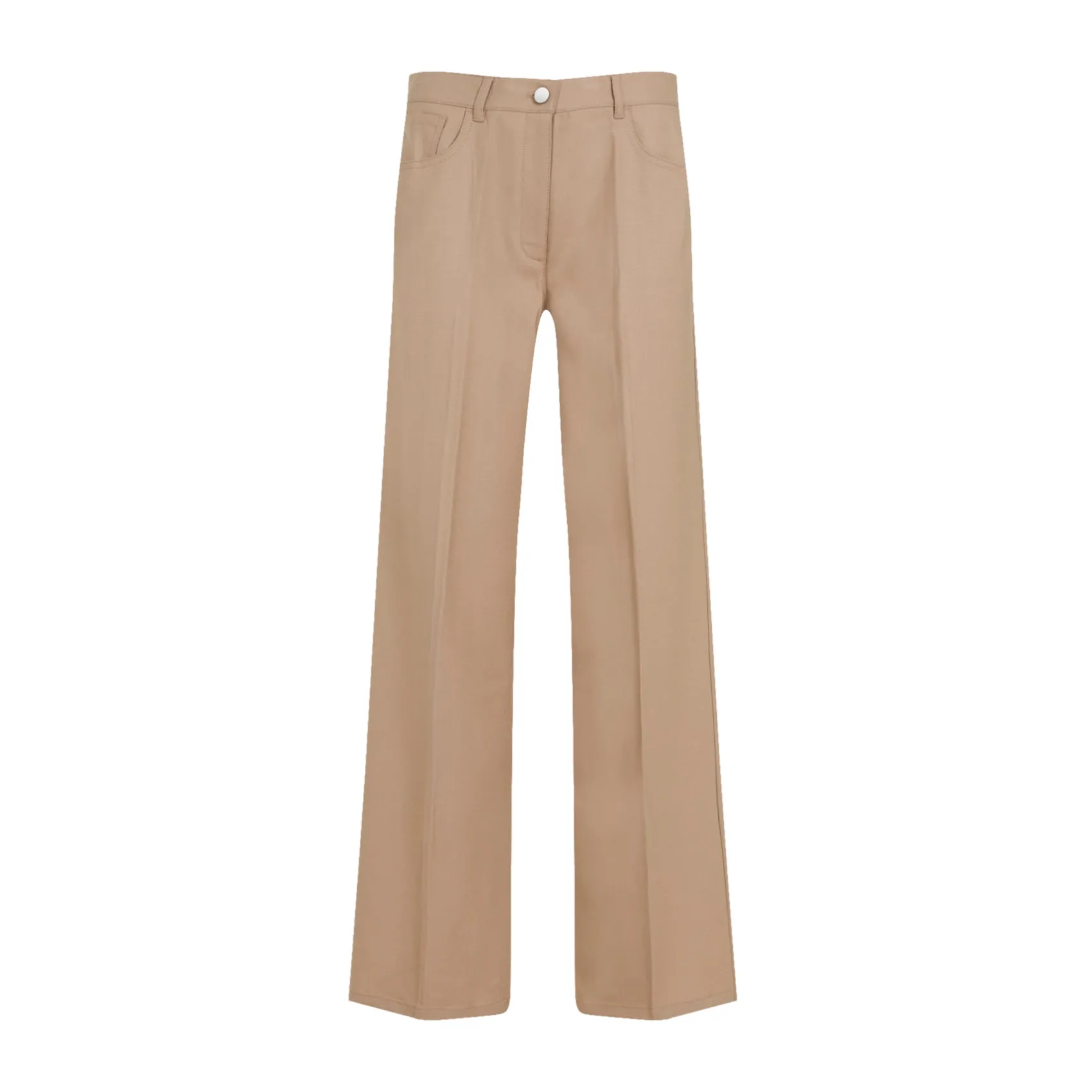New Camel Brown Wool Pants