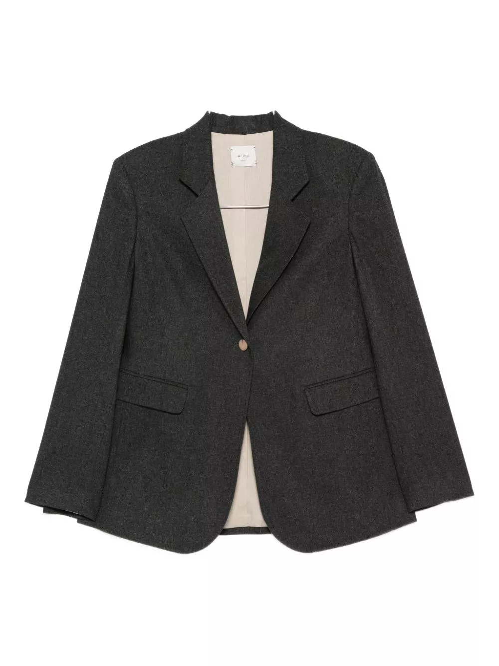 Blazer monopetto in flanella di Alysi