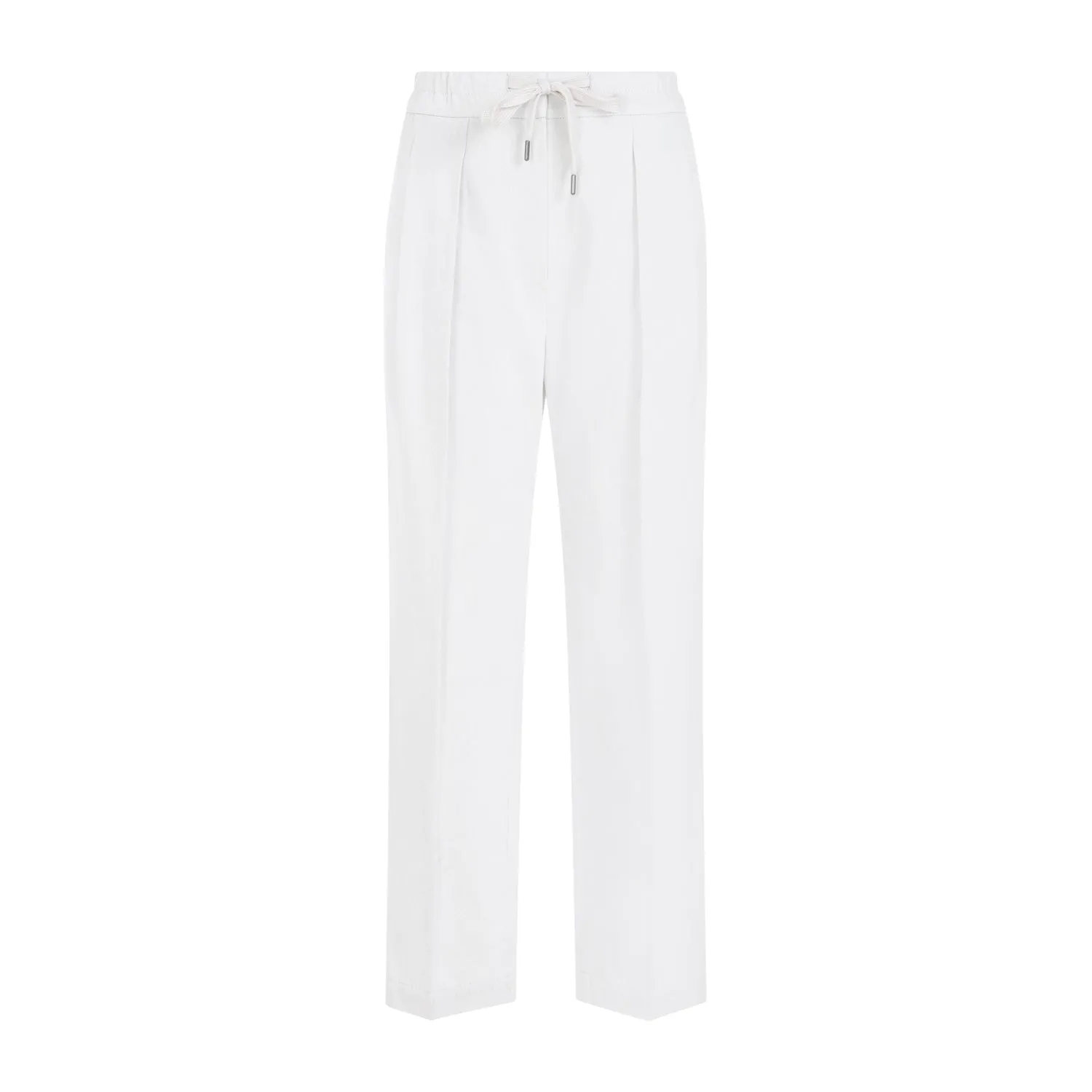 White Cotton Linen Pants
