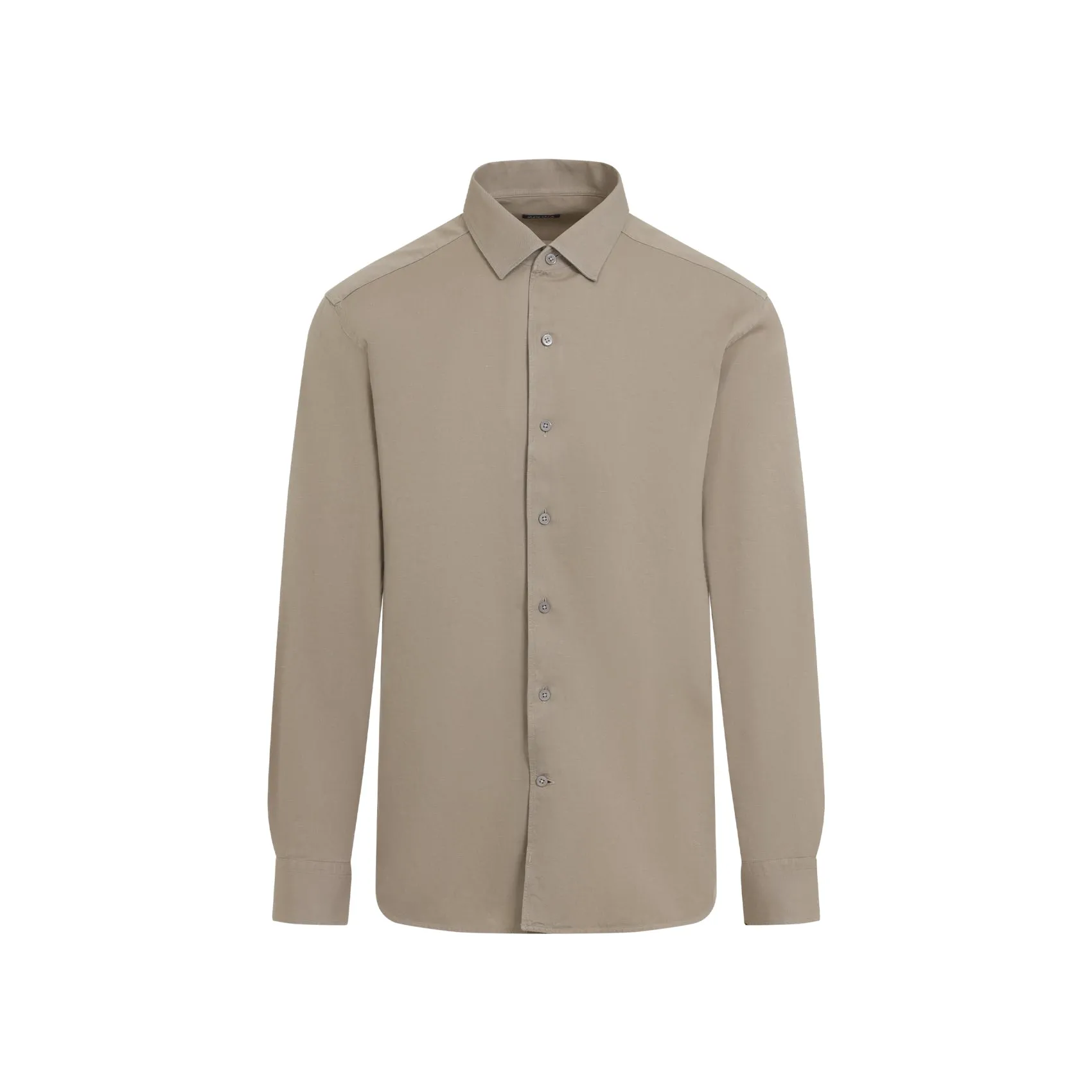 Medium Beige Cotton Shirt