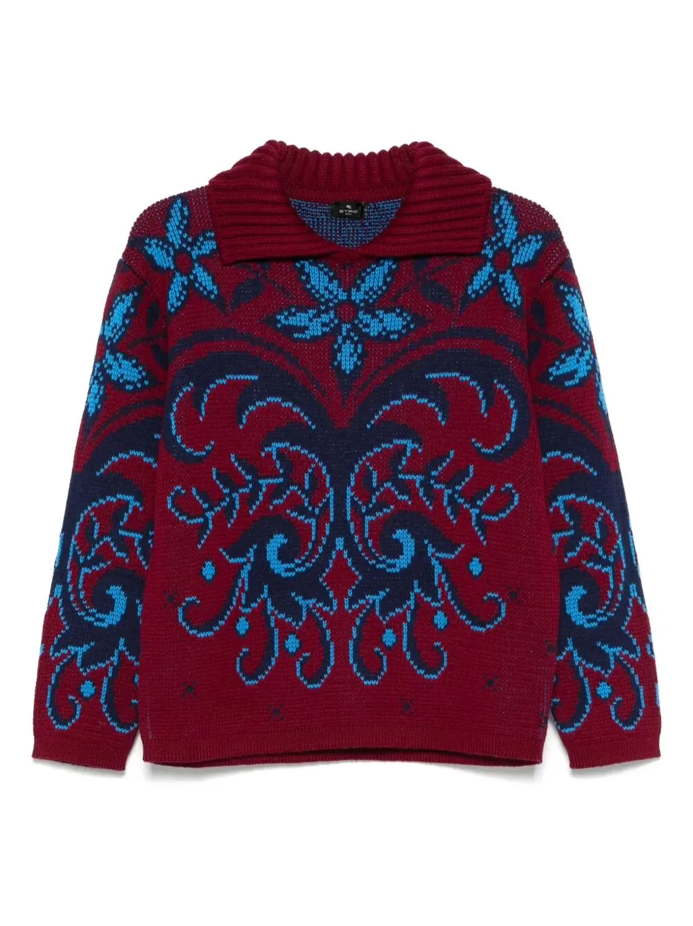 Maglione In Lana A Fantasia