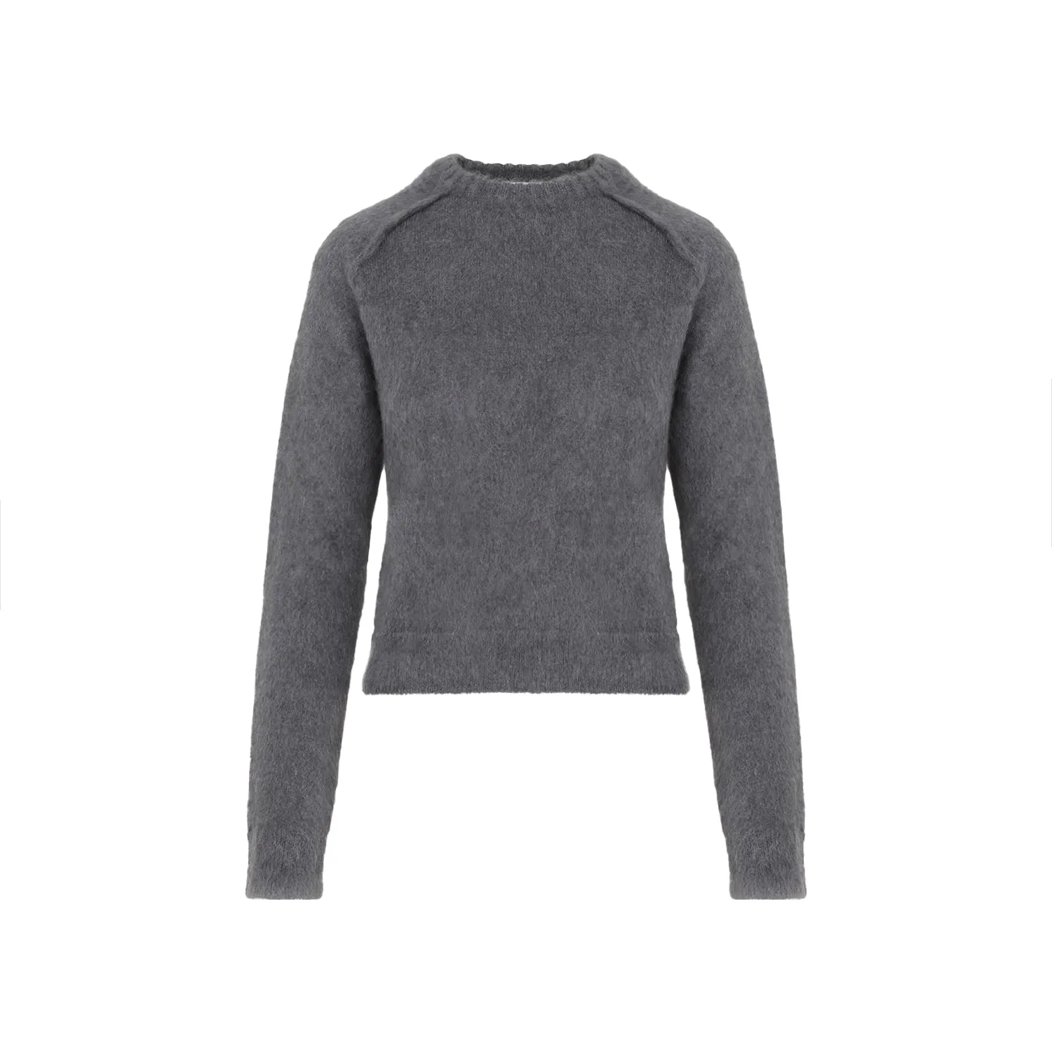 Grey Virgin Wool Pullover