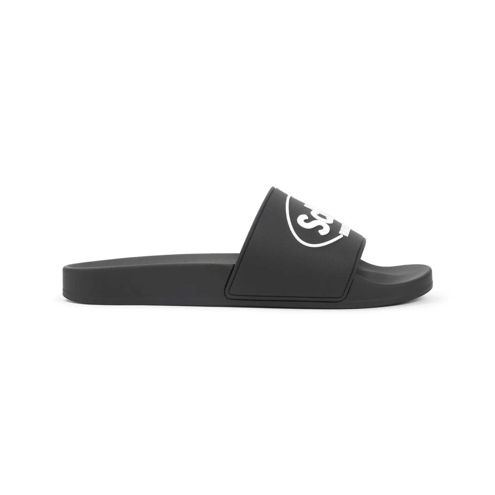 Black Tpu Pool Slide Slipper