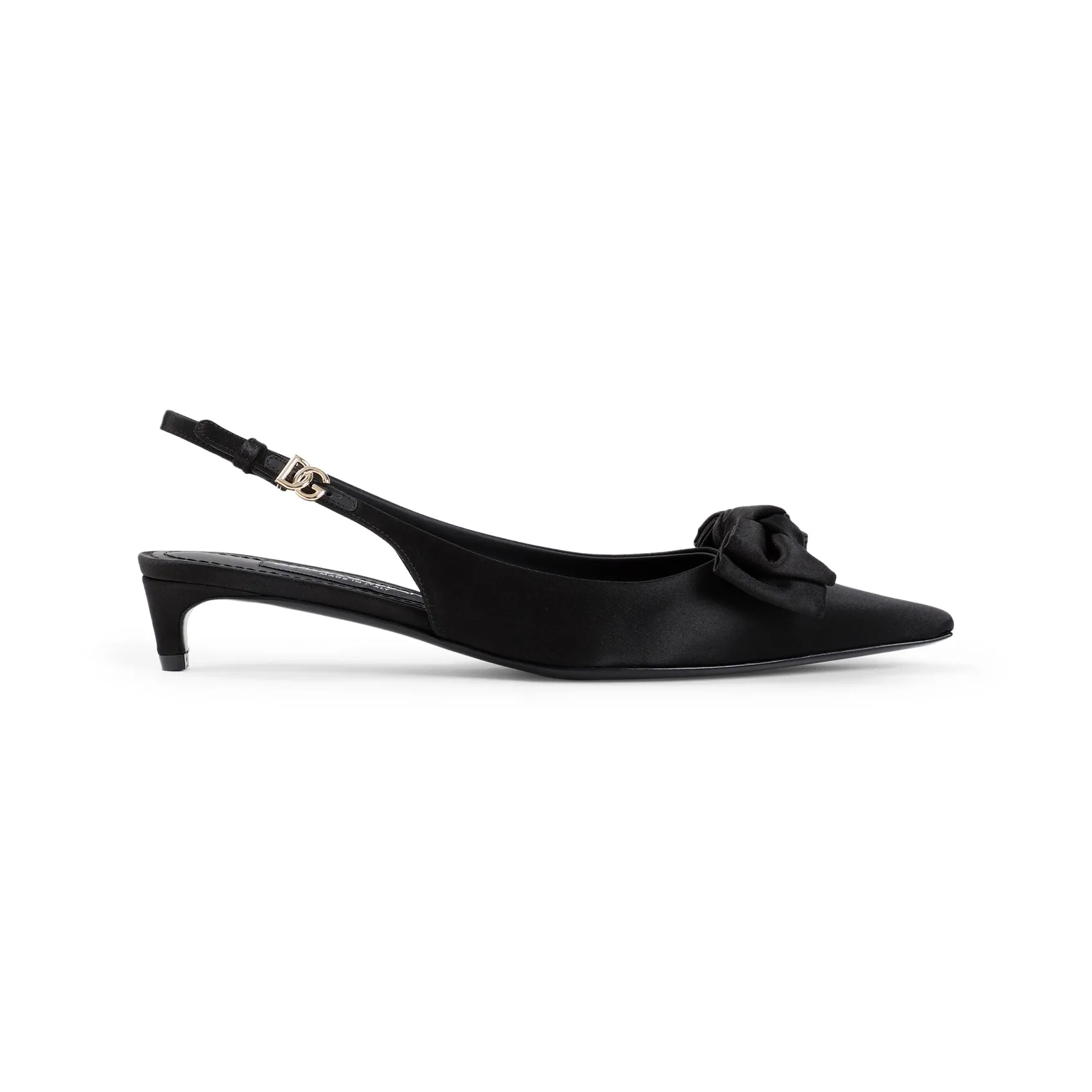 Black Slingback Pumps