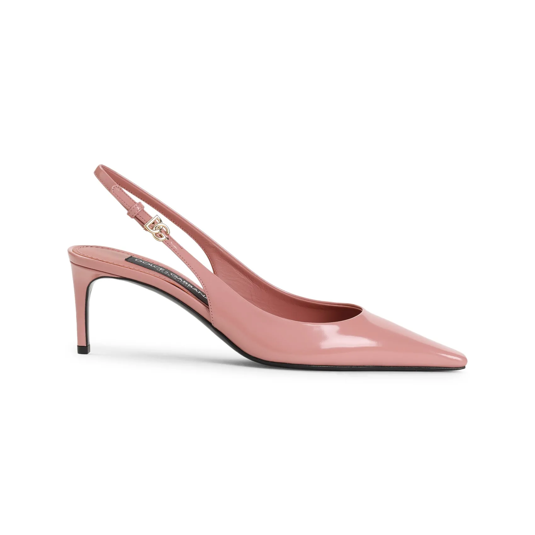 Pink Calf Leather Slingback