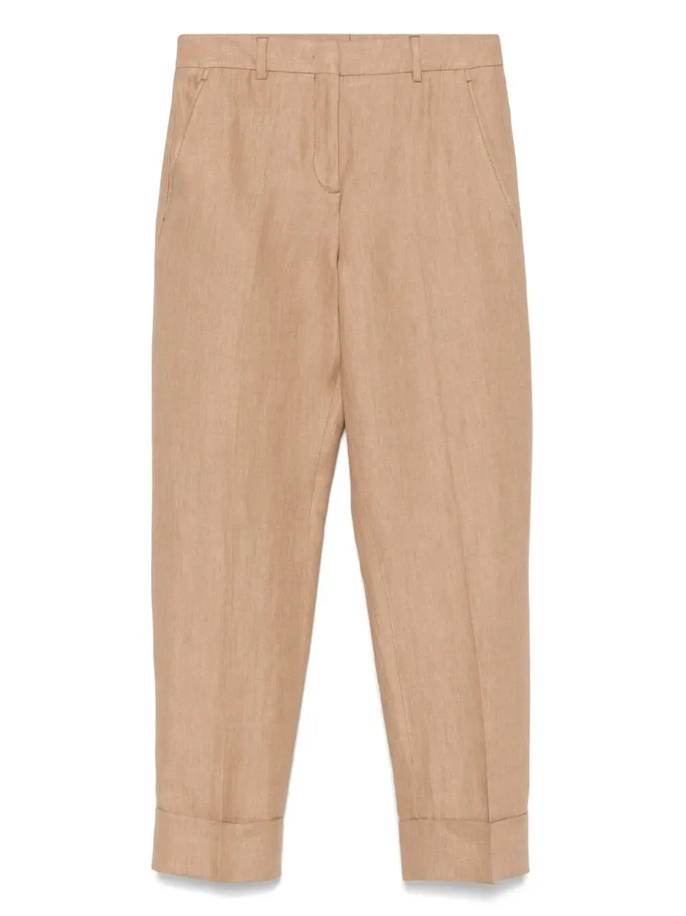 Pantalone Regular Fit In Lino