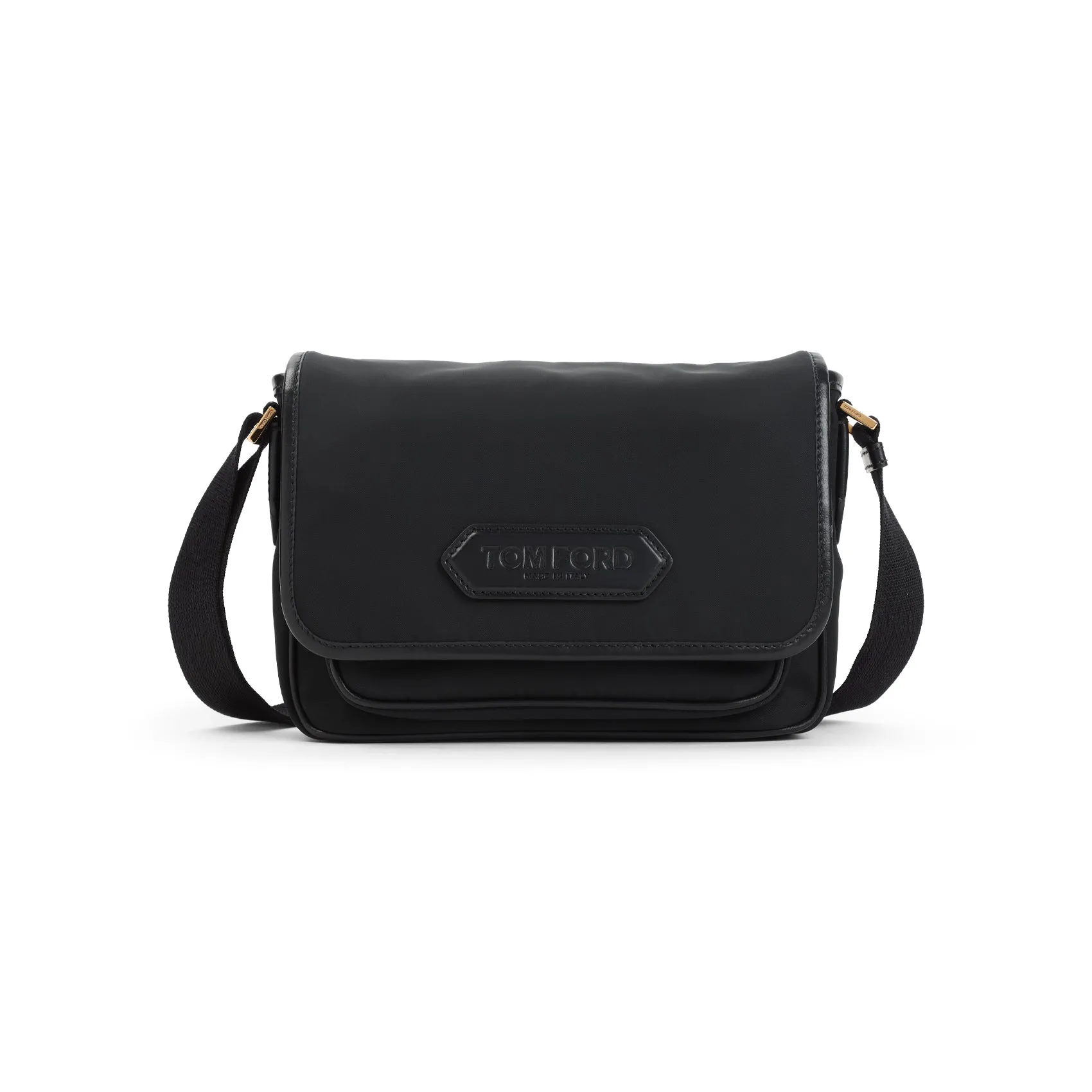 Black Messenger Polyester Shoulder Bag
