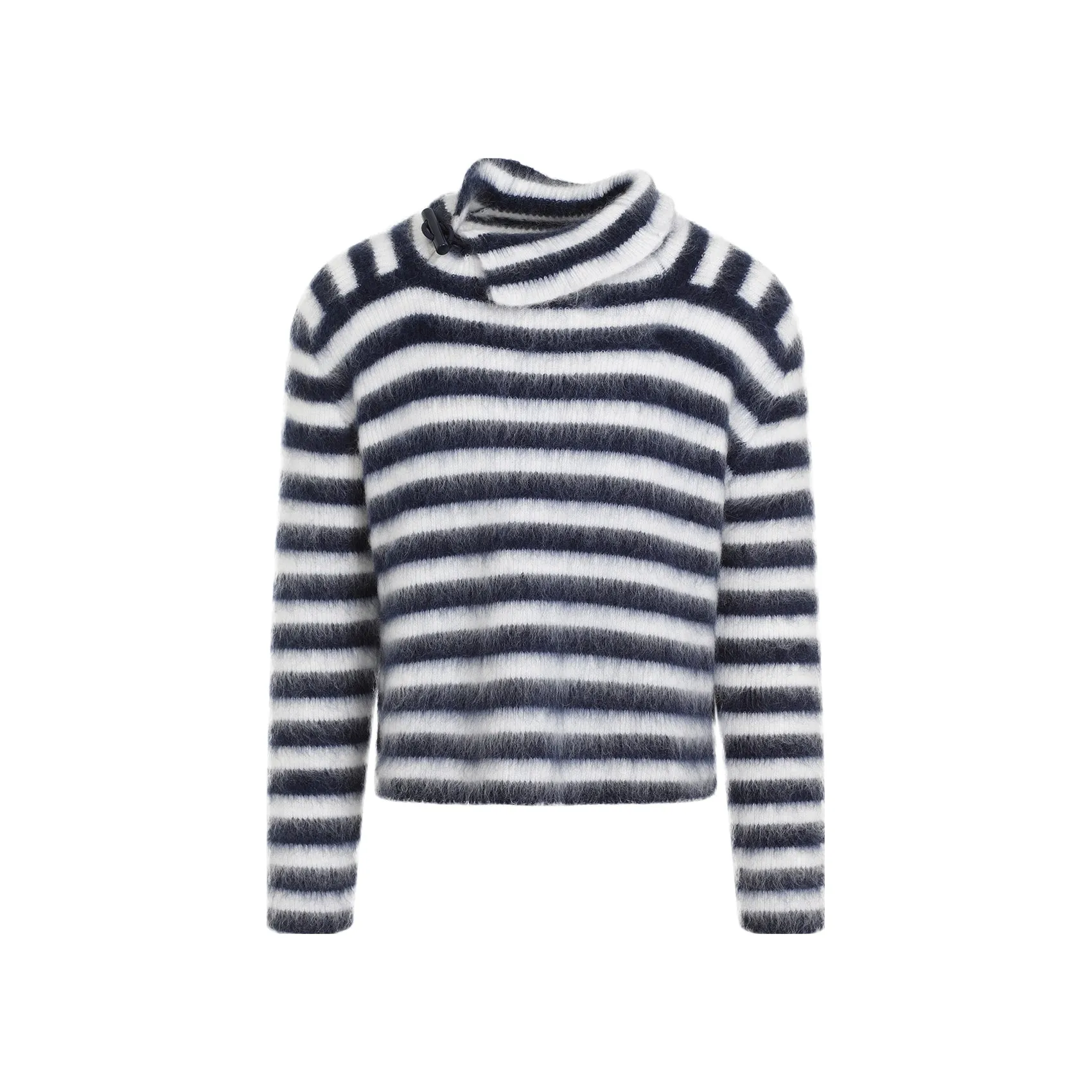 Navy Blue Le Pull Marina Mohair Pullover