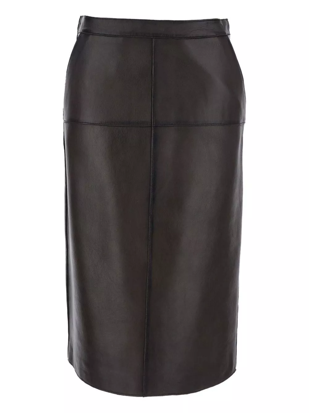 Gonna midi in pelle di Parosh