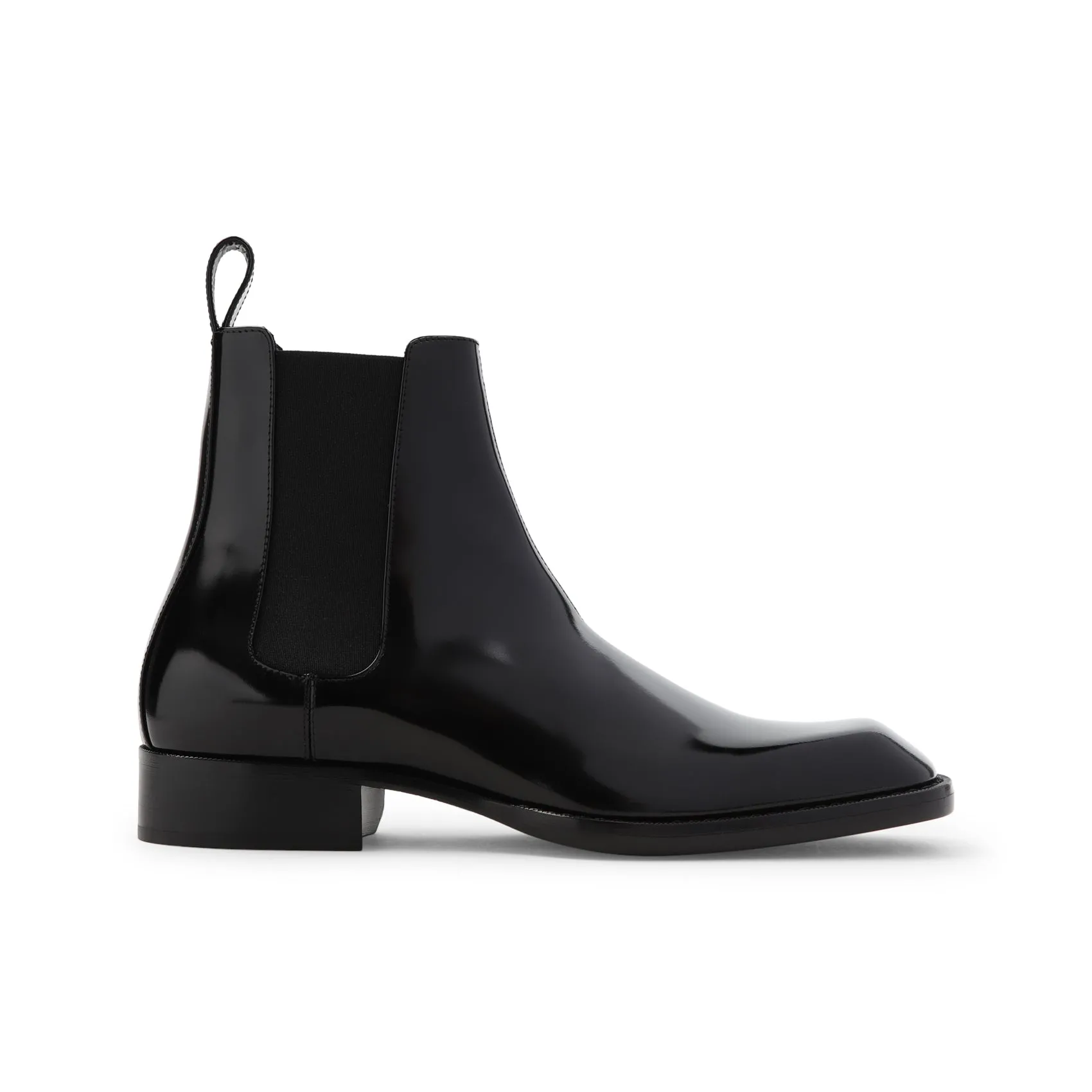 Black Polished Vadim Chelsea Boots