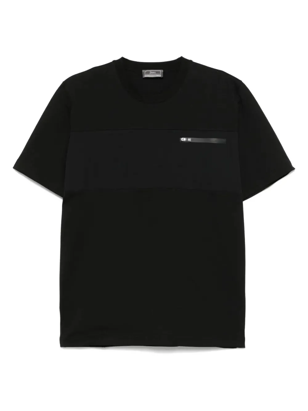 T-Shirt In Compact Jersey E Nylon Maestro