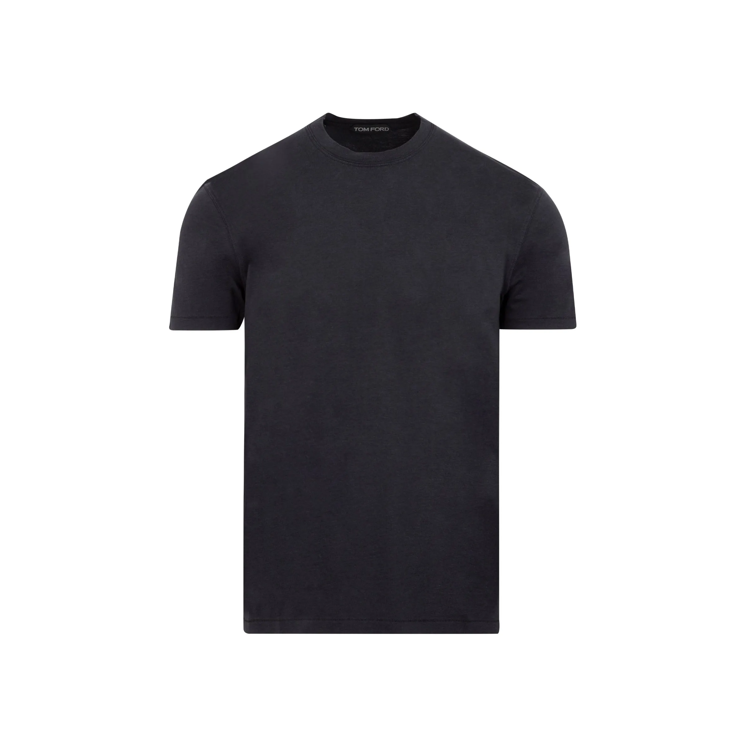 Black Viscose Cotton T-Shirt