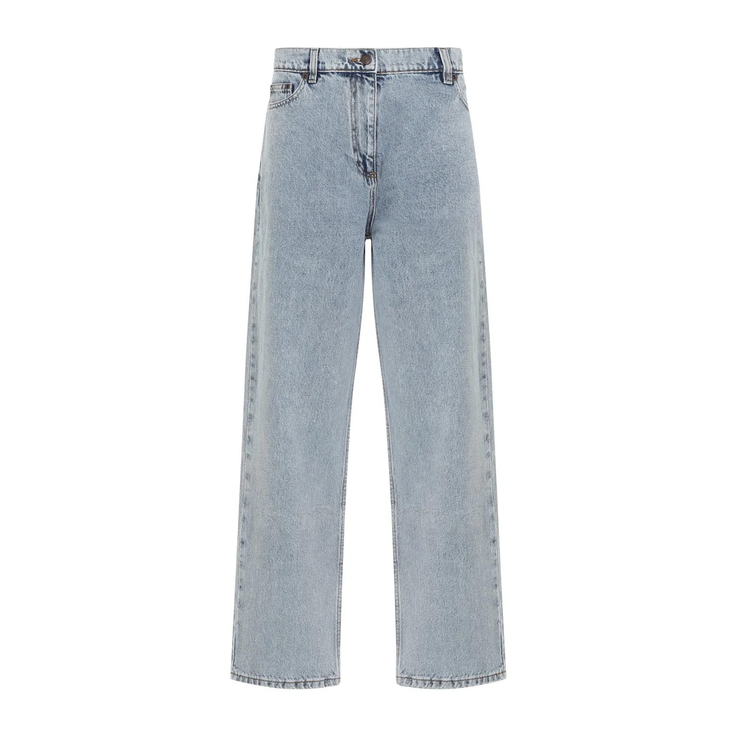 Blue Denim Cotton Jeans