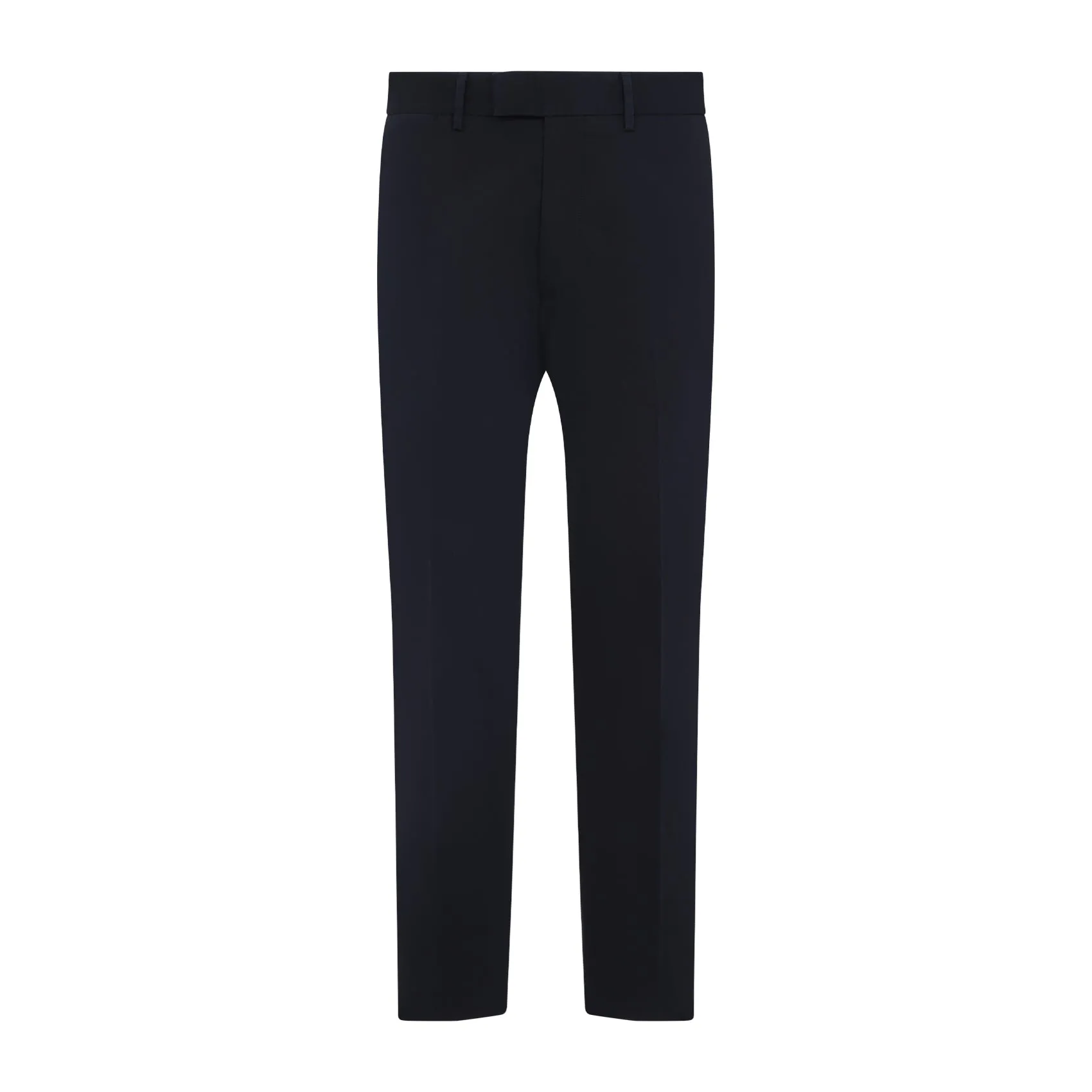Navy Blue Cotton Twill Pants