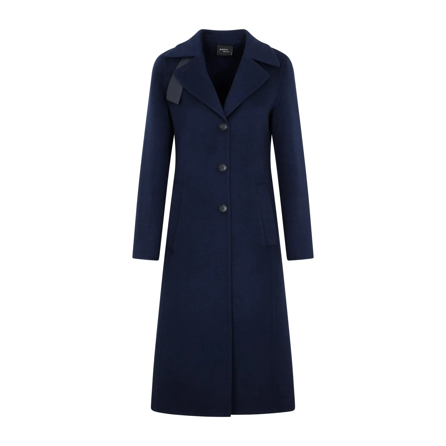Denim Blue Faby Cashmere Coat