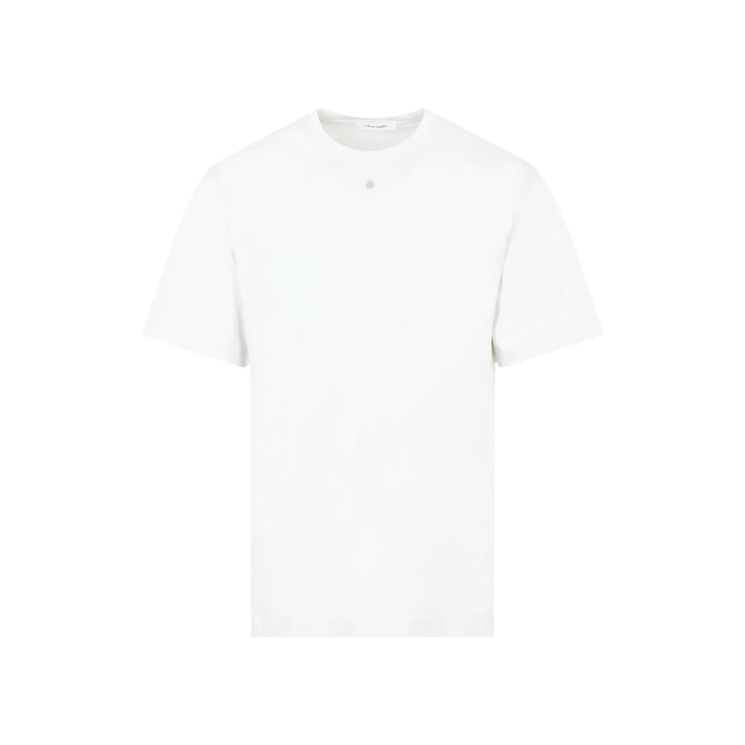 White Cotton Hole T-Shirt
