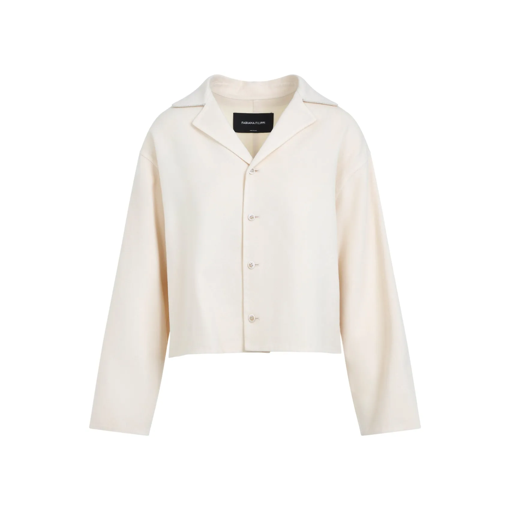 Beige Virgin Wool Jacket