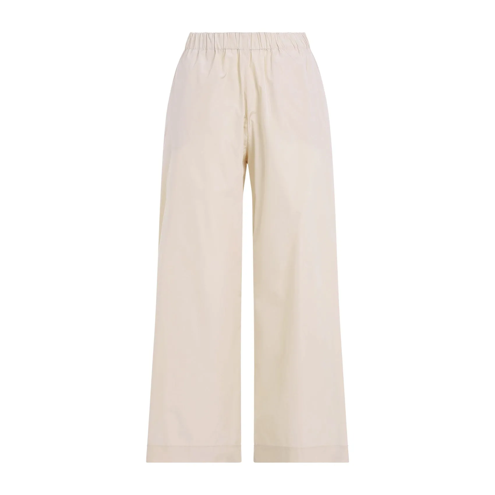 Beige Polyester Pants