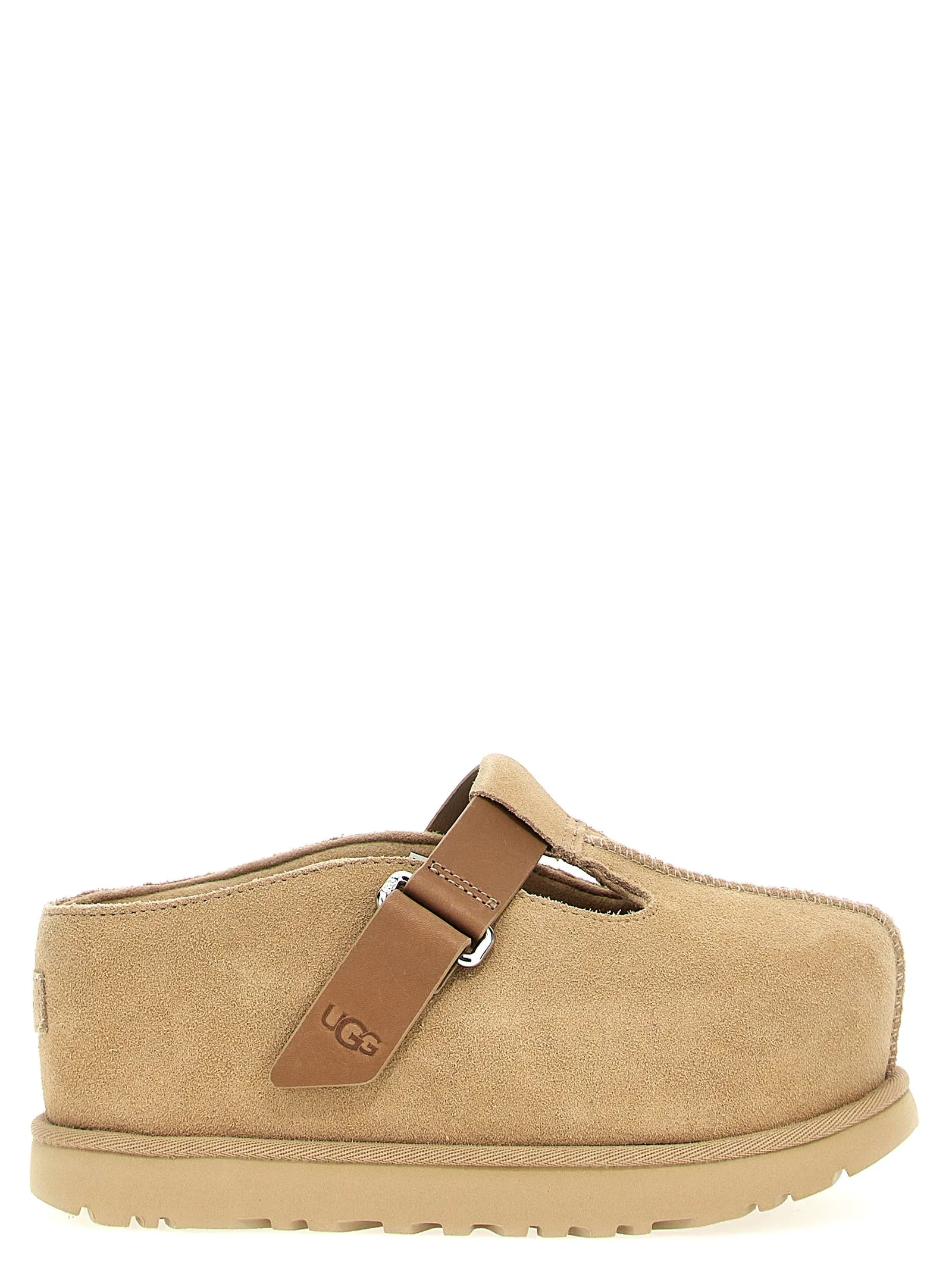 Goldenstar Hi Flat Shoes Beige