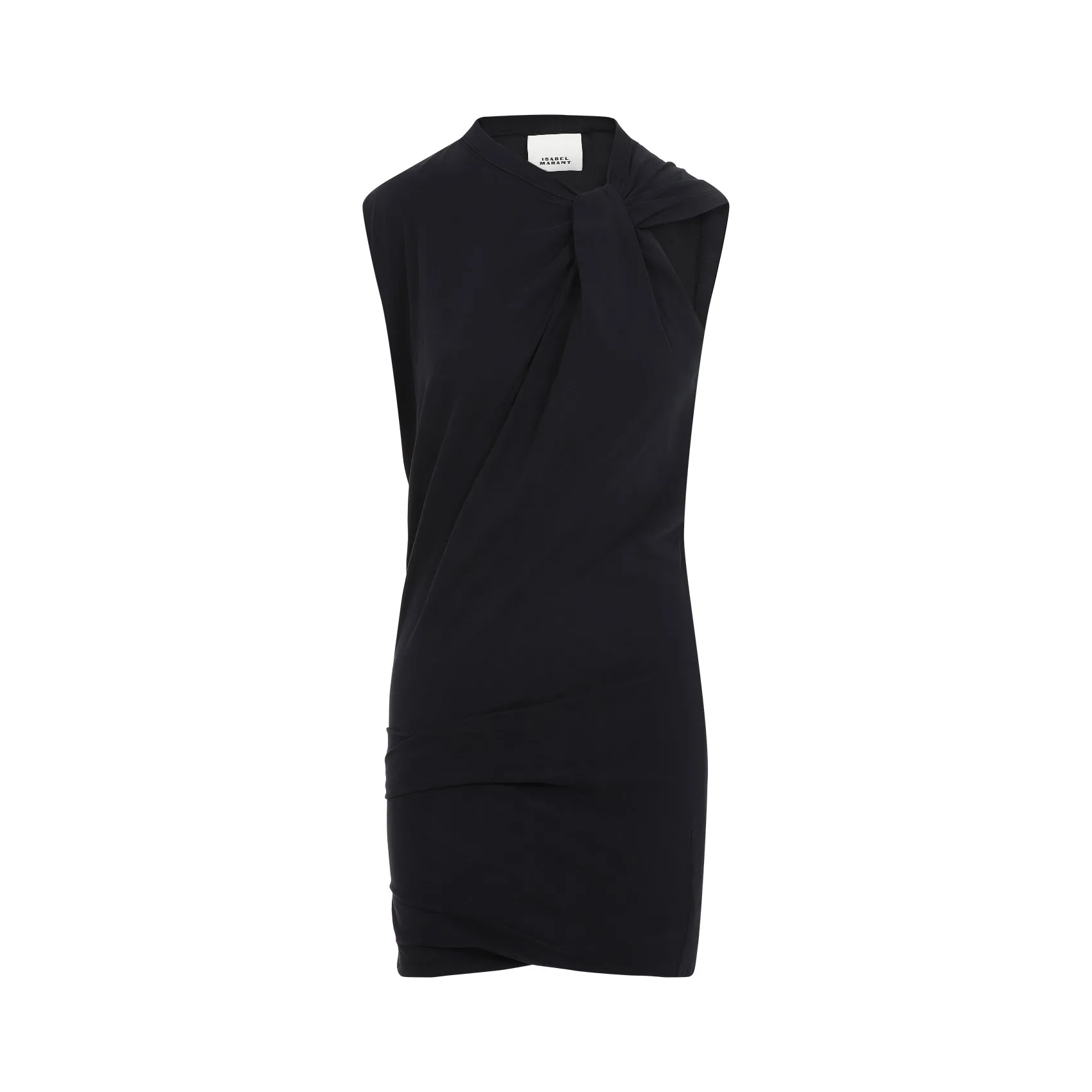 Black Leany Cotton Mini Dress