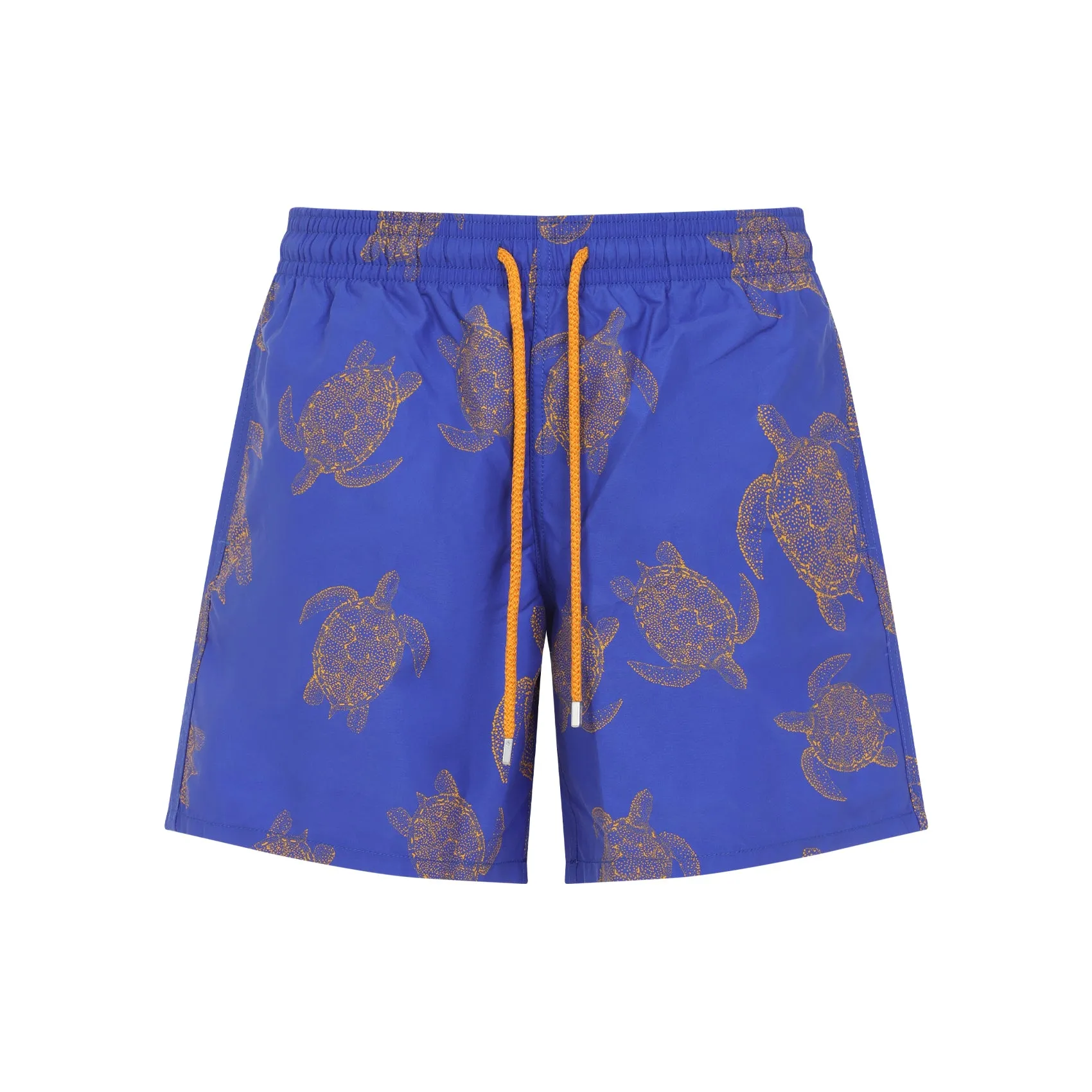Blue Moorea Polyester Swim Shorts