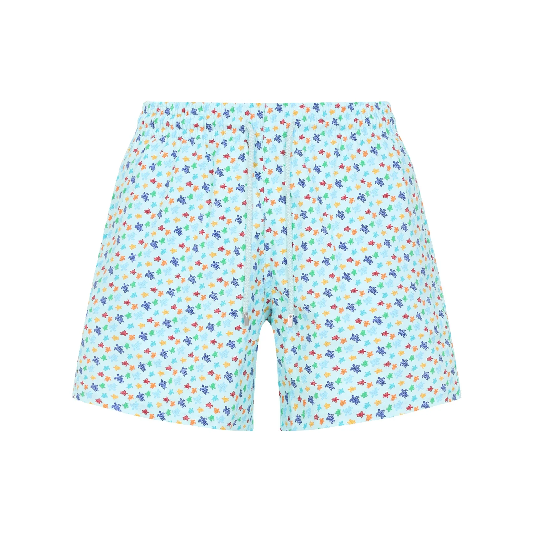 Light Blue Moorise Polyester Swim Shorts