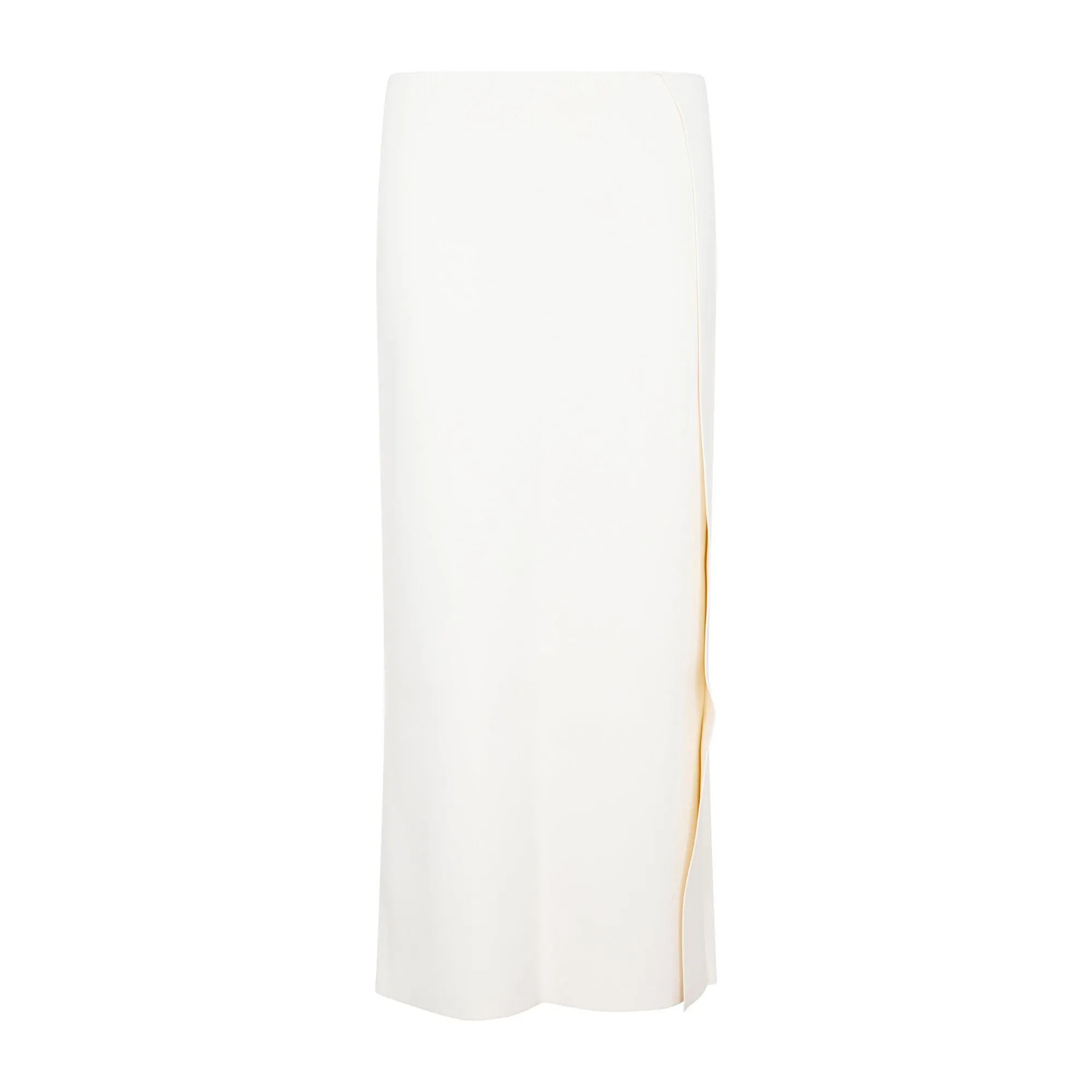 White Viscose Skirt