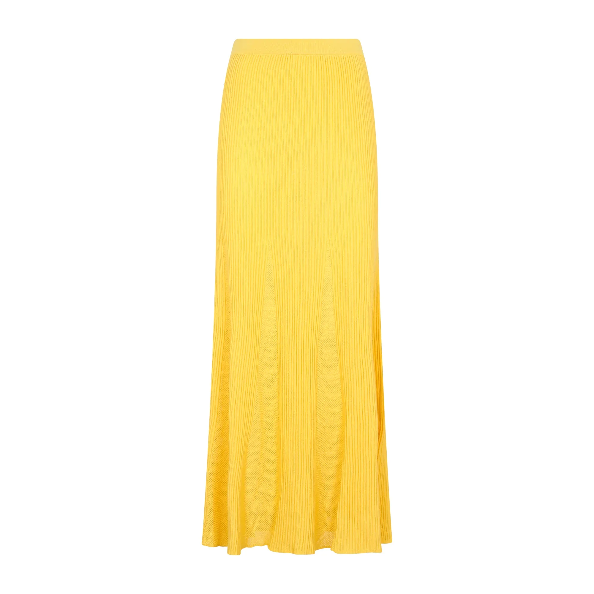 Yellow Wool Eula Skirt