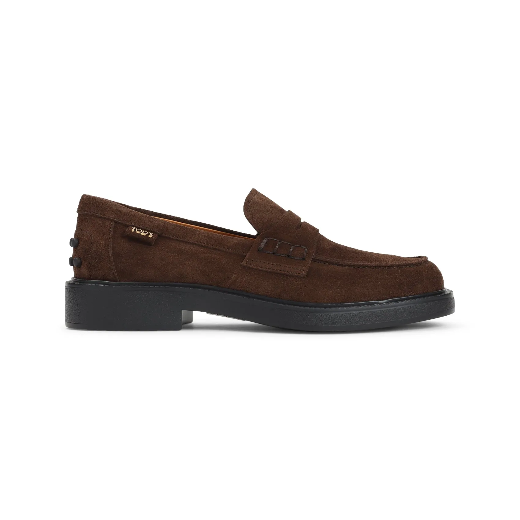 Brown Africa Suede Leather Loafers