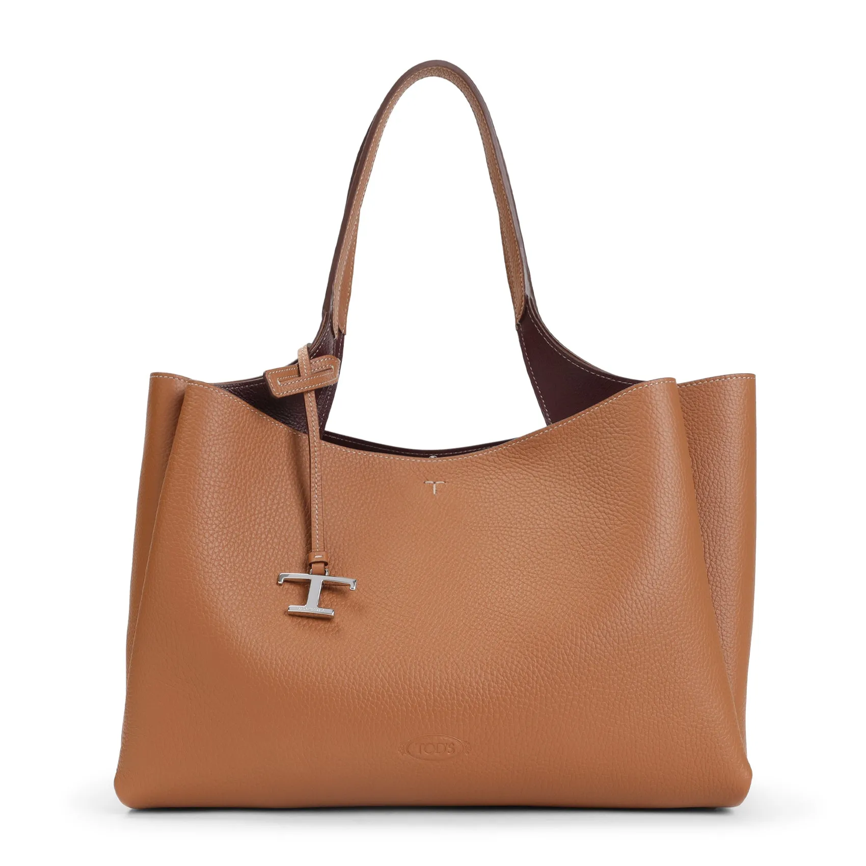 Brown Apa Medium Leather Shoulder Bag