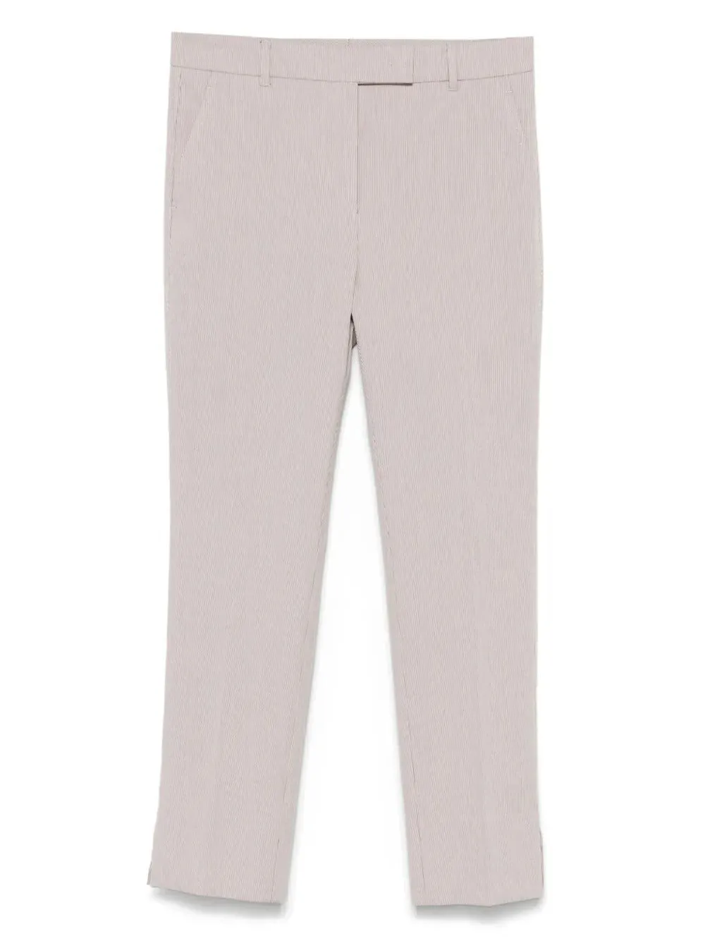 Pantaloni A Righe Sottili In Cotone