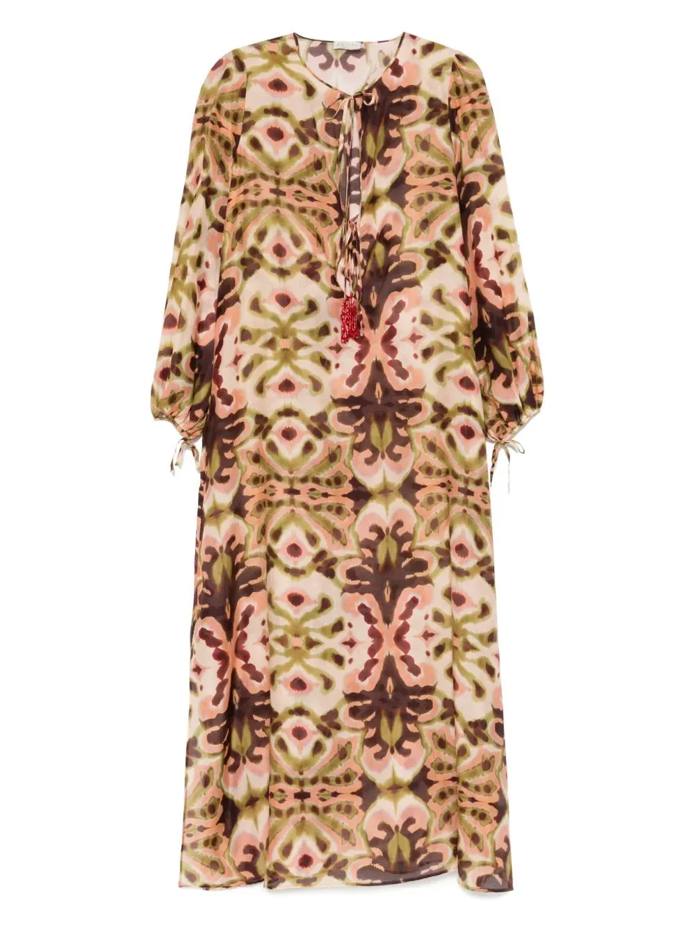 Maxi Abito Naomi Stampa Astratta