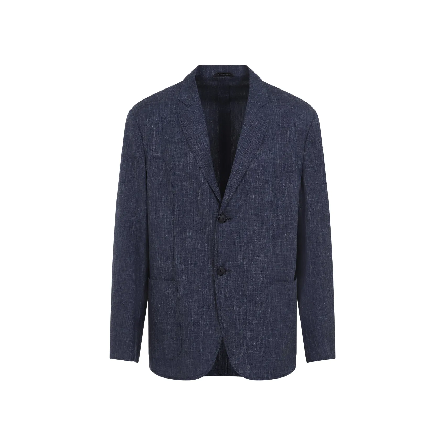 Parisian Night Blue Virgin Wool Blazer