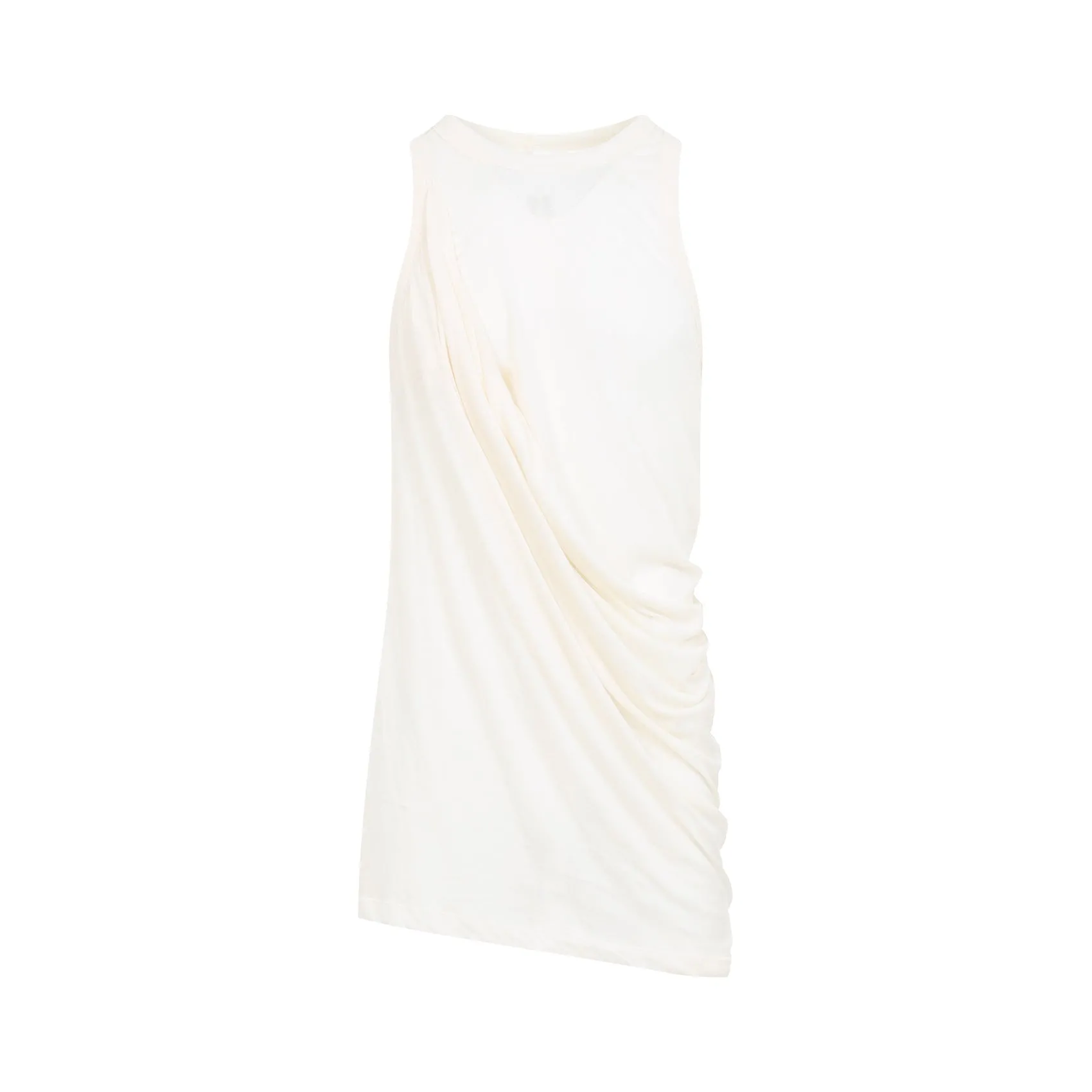 Natural White Cotton Anthem Tank Top
