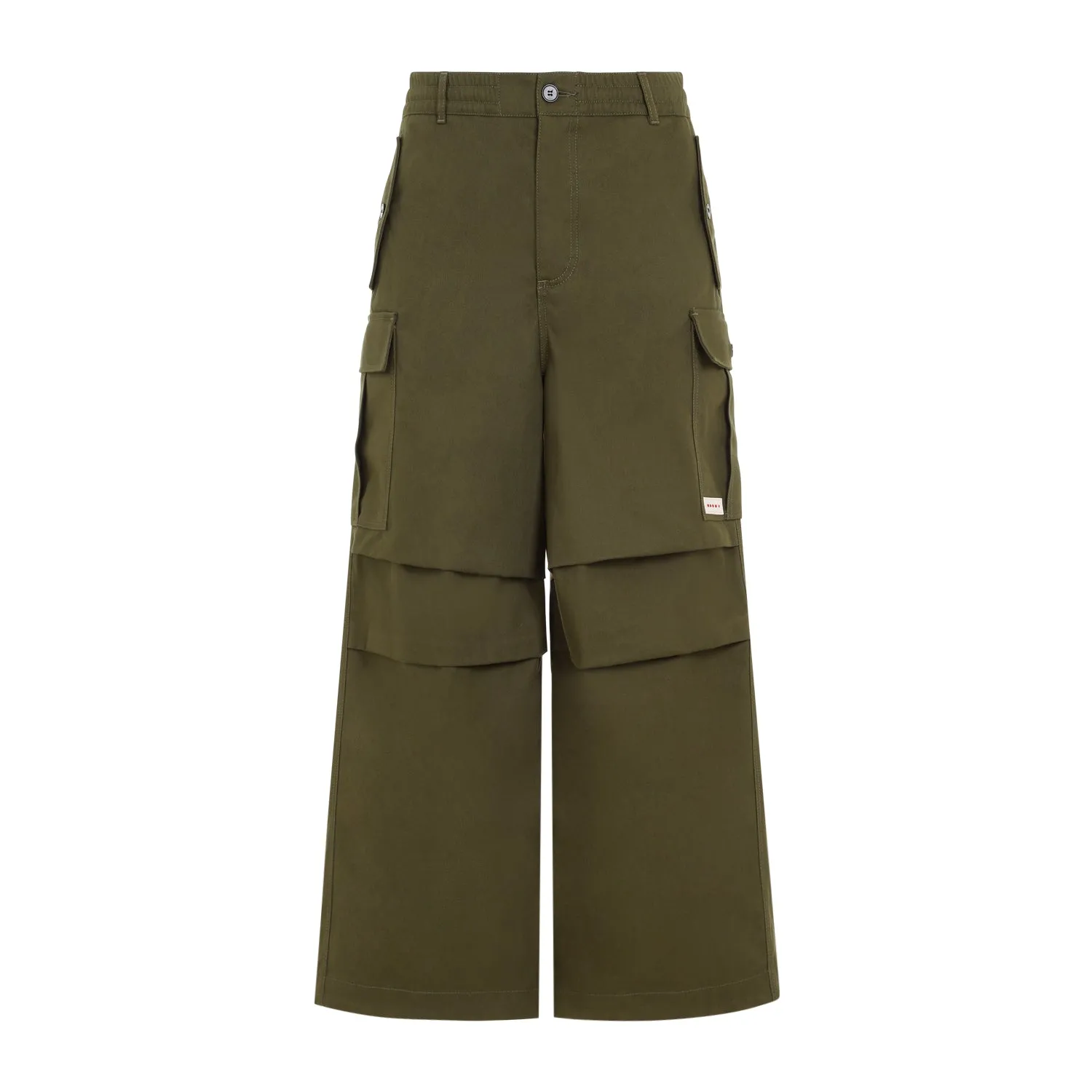 Green Cotton Trousers