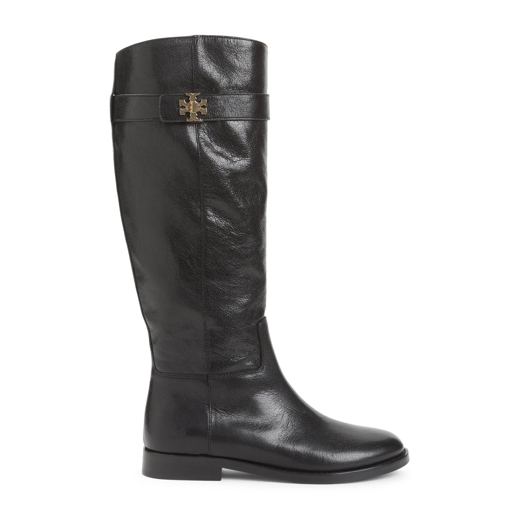 Black T-Lock Leather Riding Boots