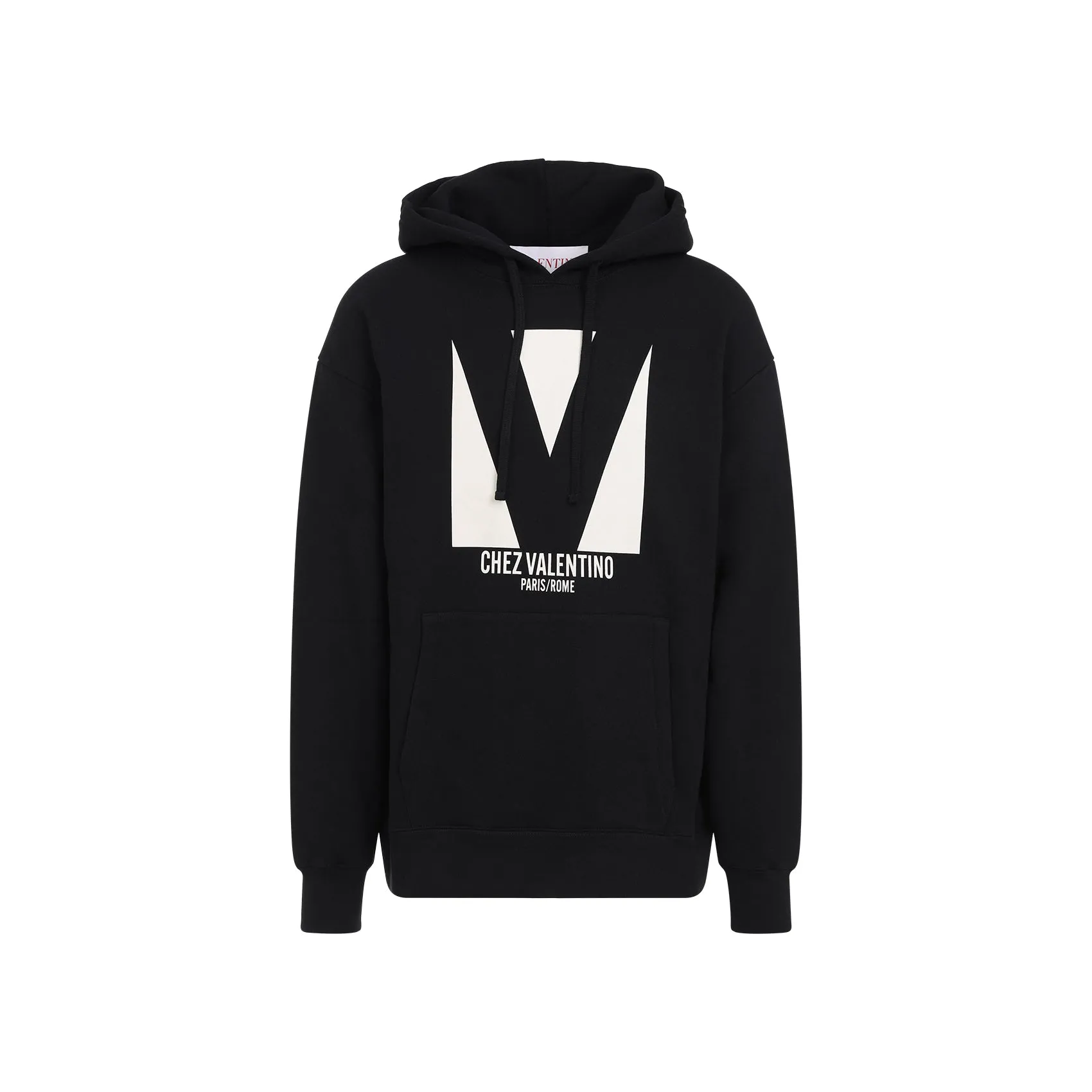 Black Chez Cotton Hoodie