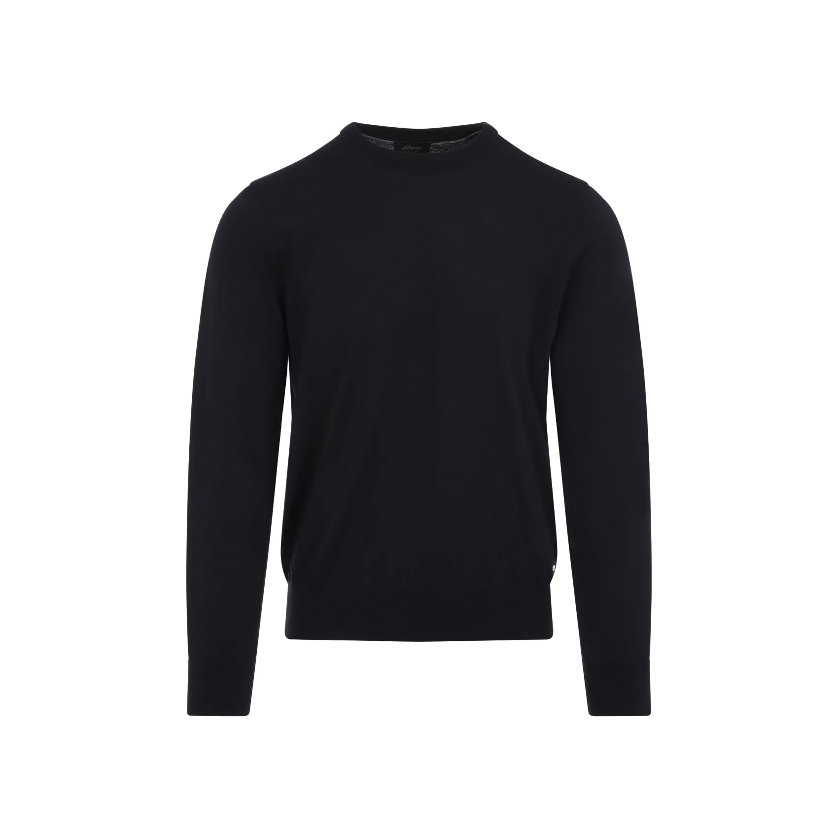 Blue Wool Crewneck Sweater