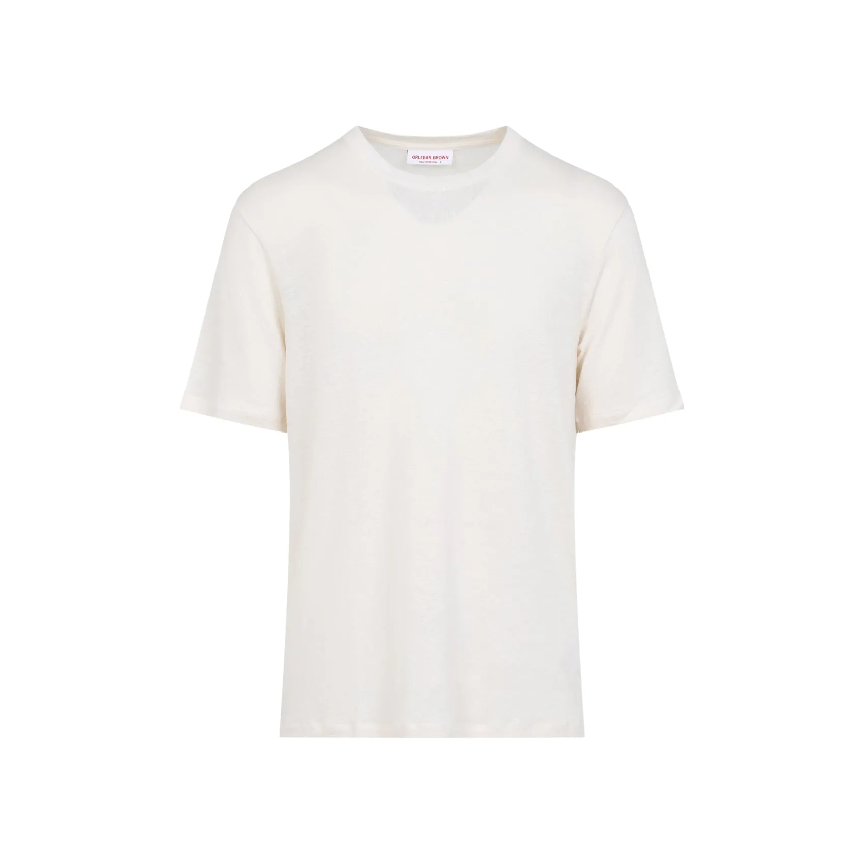 White Ob Standard Linen T-Shirt