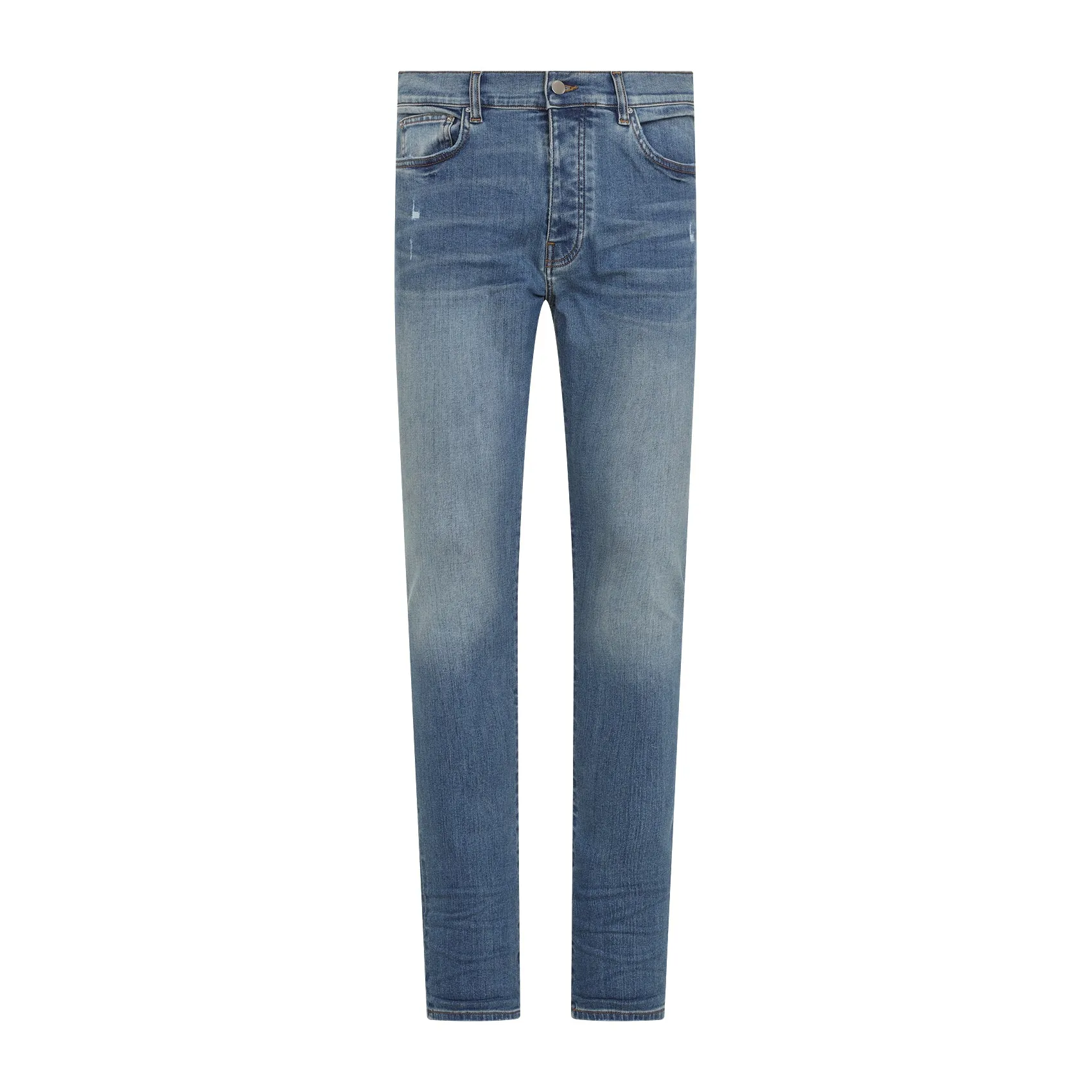 Blue Stack Cotton Jeans