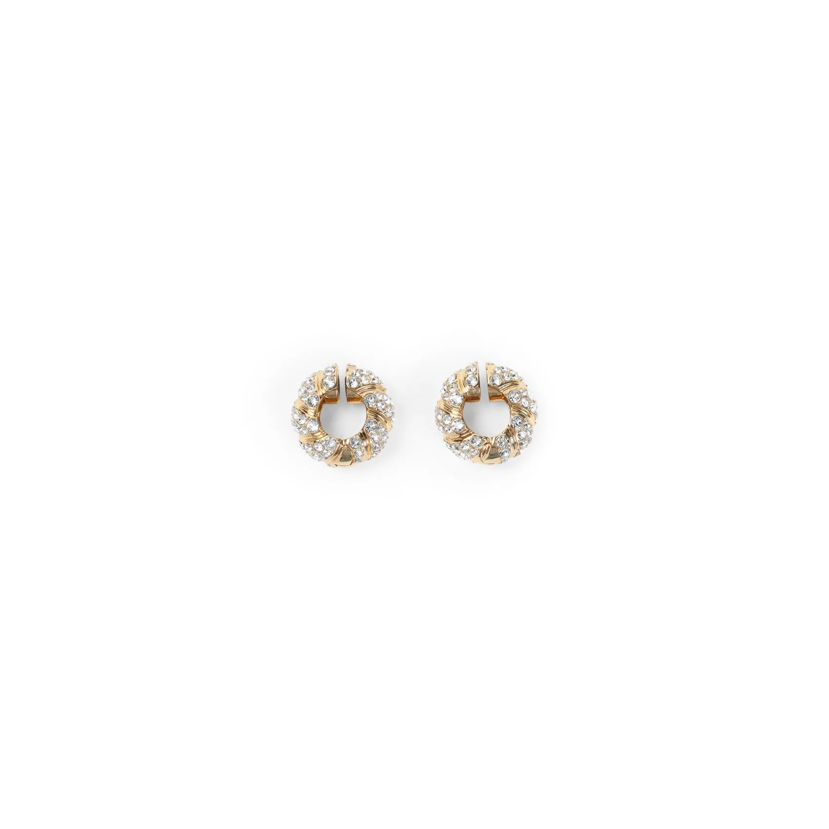 Golden Brass Earrings