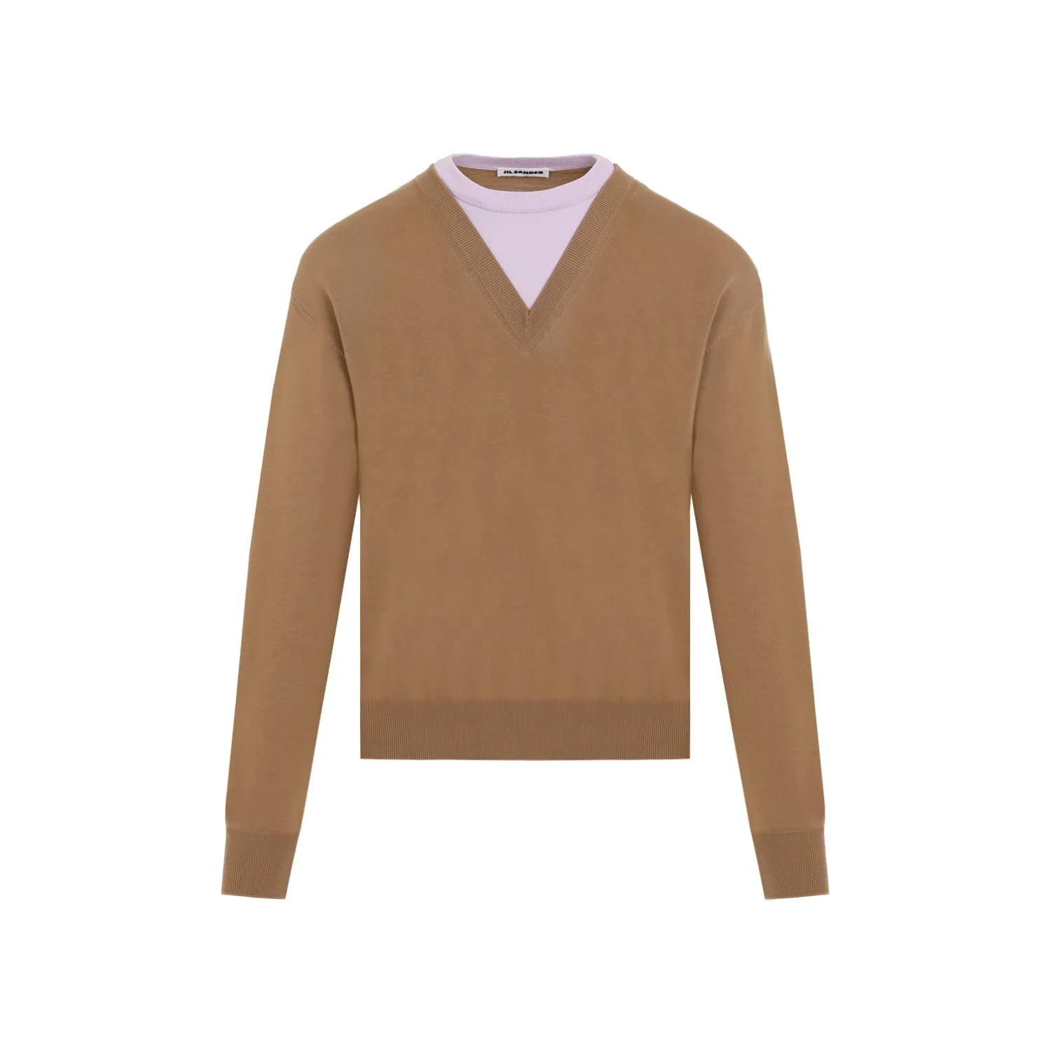 Brown Virgin Wool Pullover