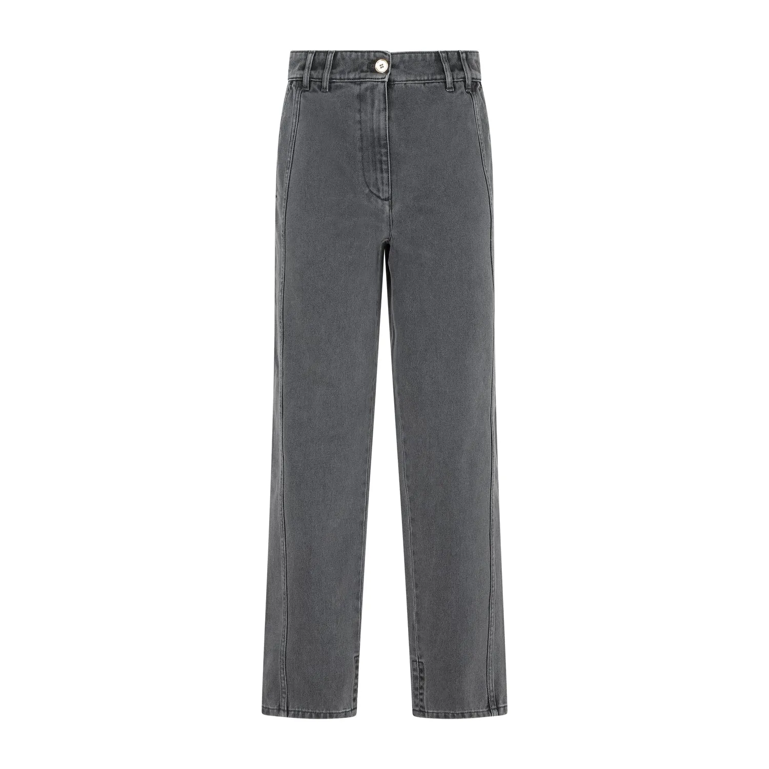 Anthracite Cargo Cotton Trousers