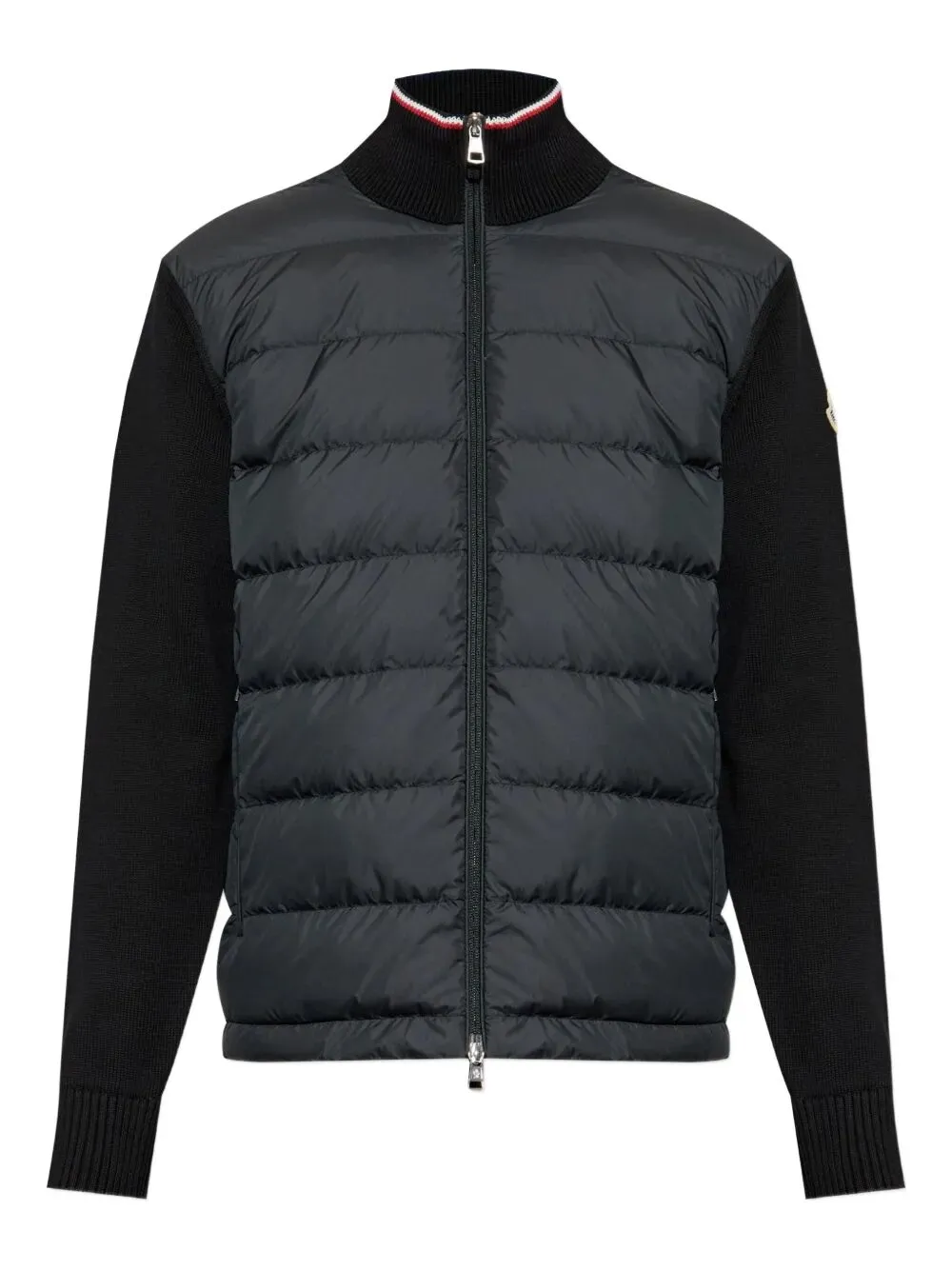 Cardigan Imbottito In Cotone Con Zip